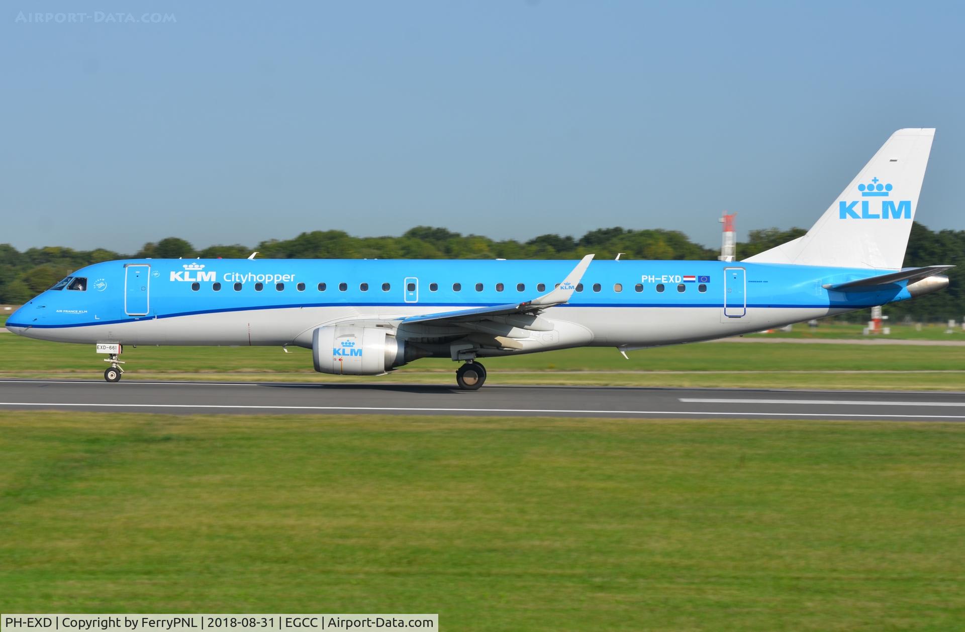 PH-EXD, 2014 Embraer 190LR (ERJ-190-100LR) C/N 19000661, KLC ERJ190 on its way to AMS