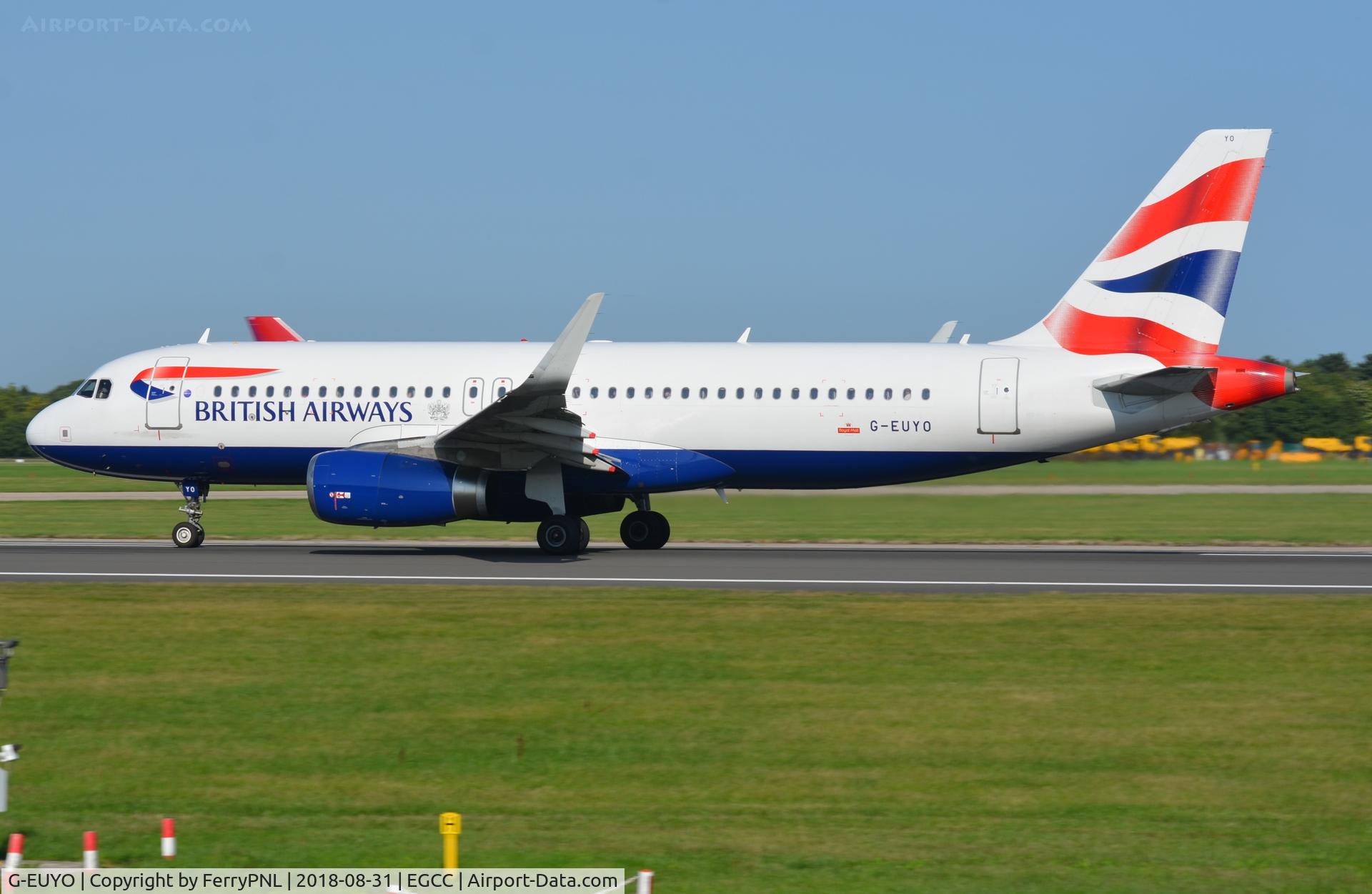 G-EUYO, 2013 Airbus A320-232 C/N 5634, BA A320
