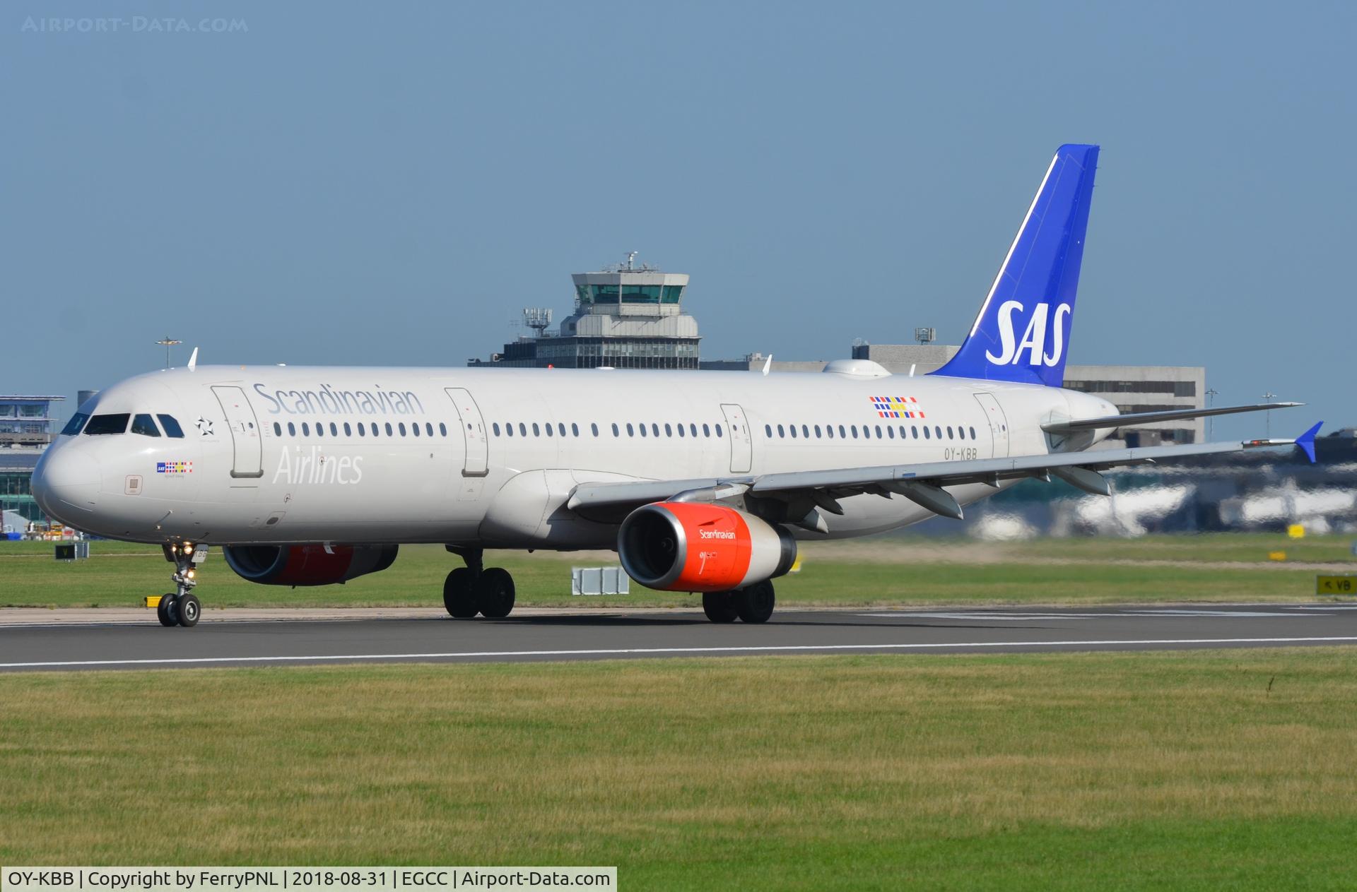 OY-KBB, 2001 Airbus A321-232 C/N 1642, SAS A321 starting its take-off roll