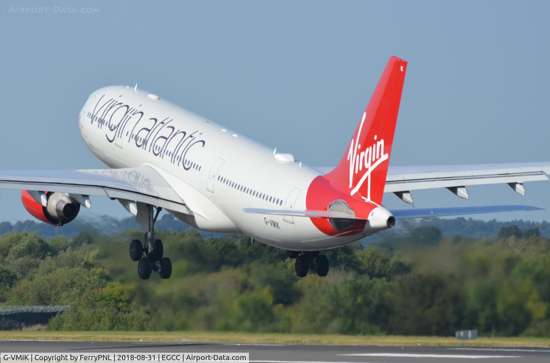 G-VMIK, 2001 Airbus A330-223 C/N 432, Virgin A332 lifting-off