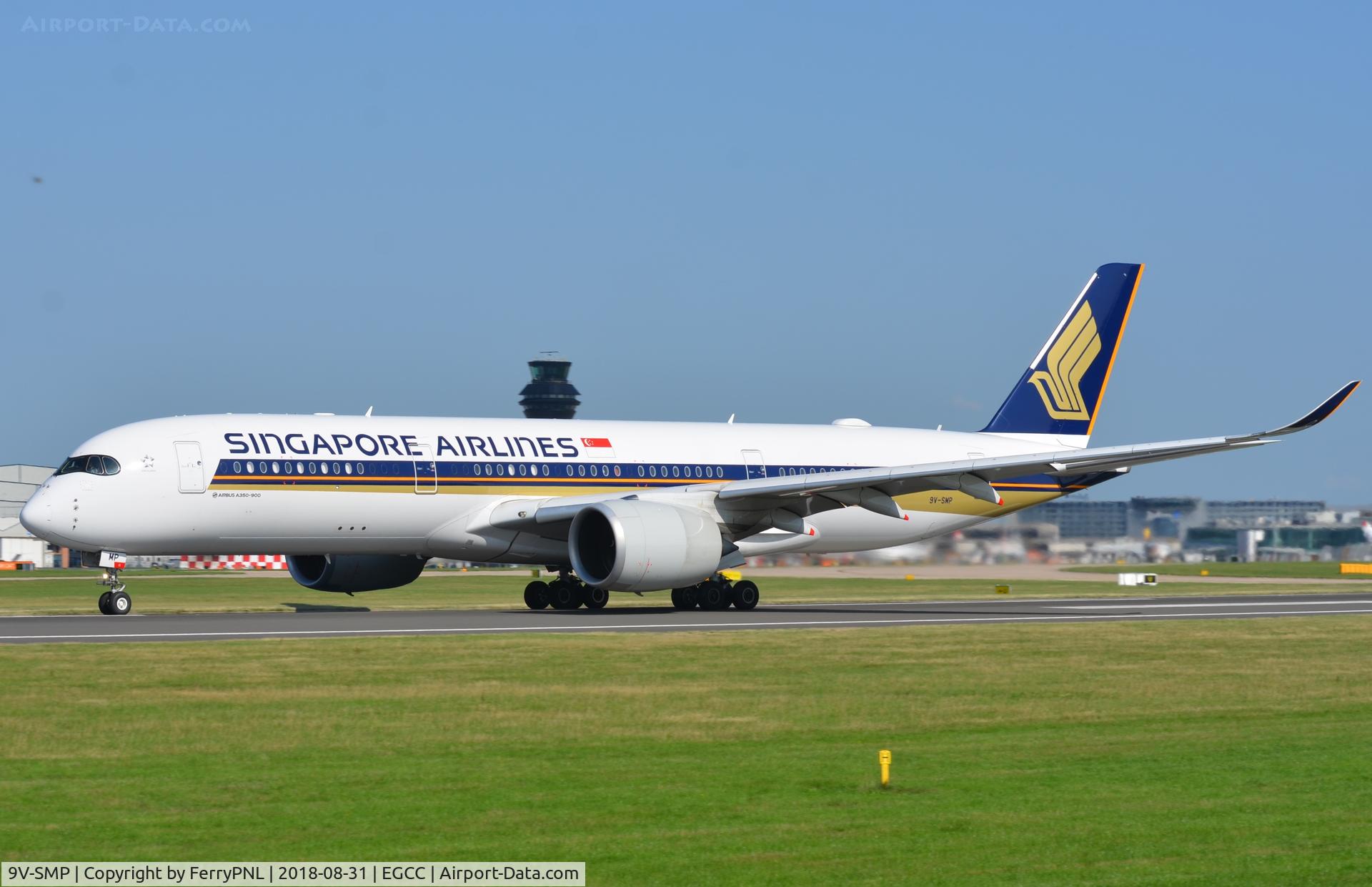 9V-SMP, 2017 Airbus A350-941 C/N 122, Singapore A359 departing MAN