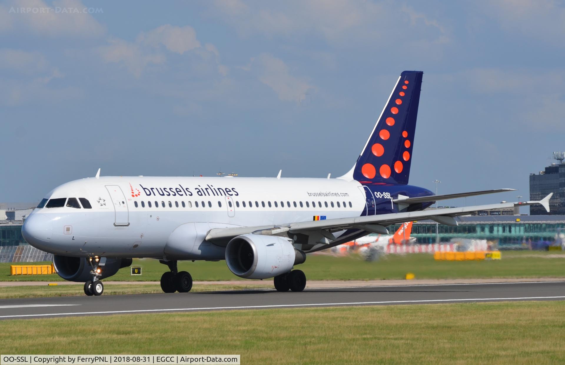 OO-SSL, 2002 Airbus A319-111 C/N 1803, Brussels A319 starting its take-off run