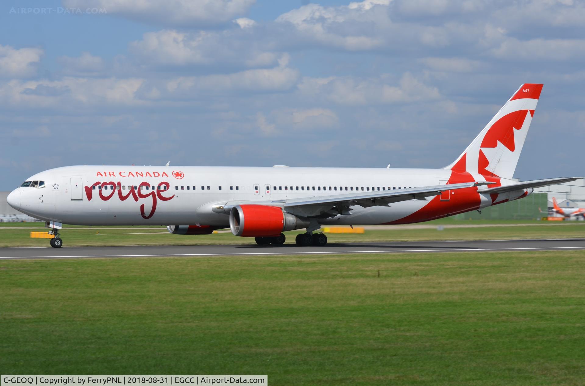 C-GEOQ, 1999 Boeing 767-375/ER C/N 30112, Air Canada Rouge B763 departing