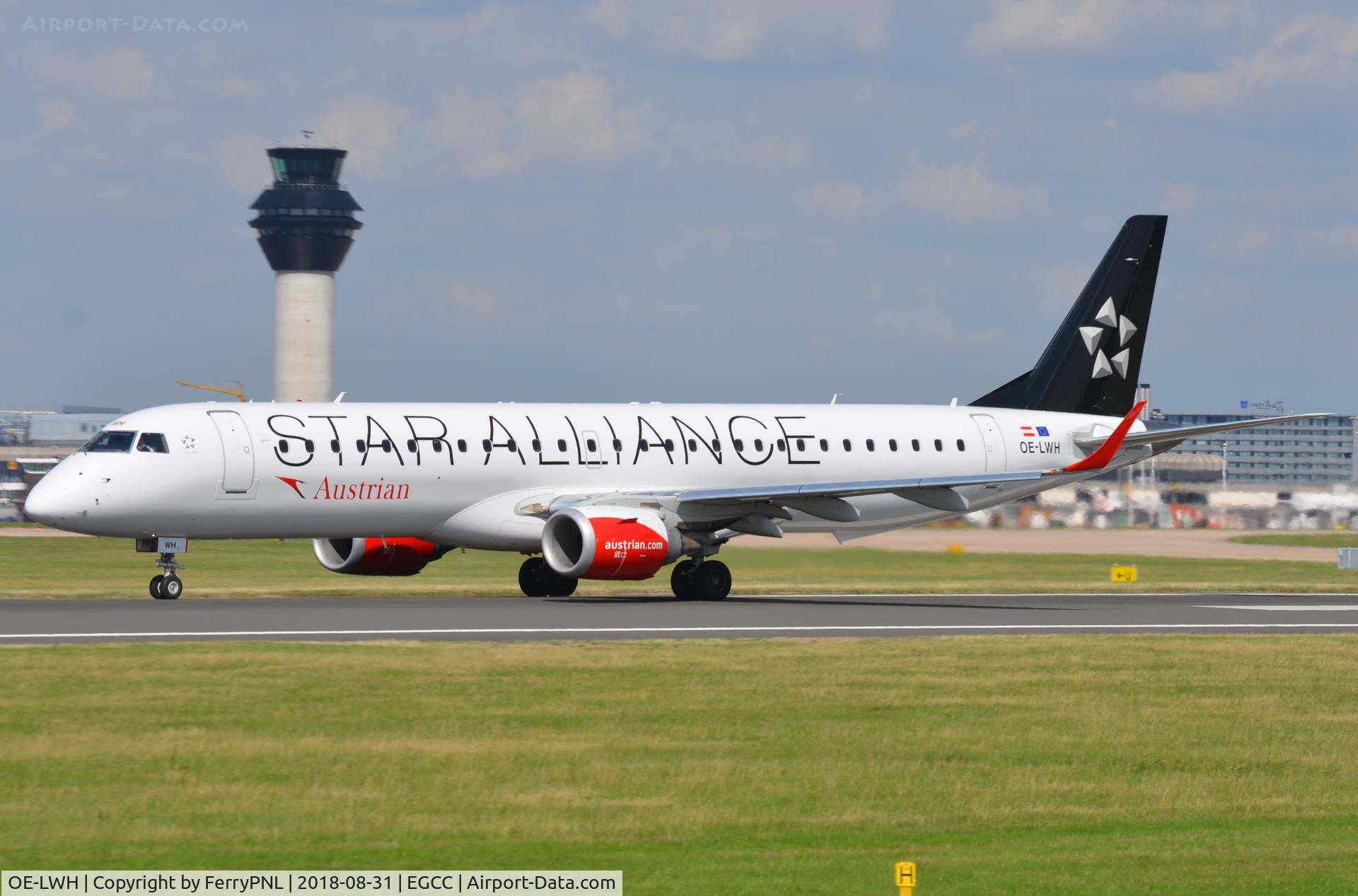 OE-LWH, 2011 Embraer 195LR (ERJ-190-200LR) C/N 19000486, Austrian ERJ195 in Star Alliance cs