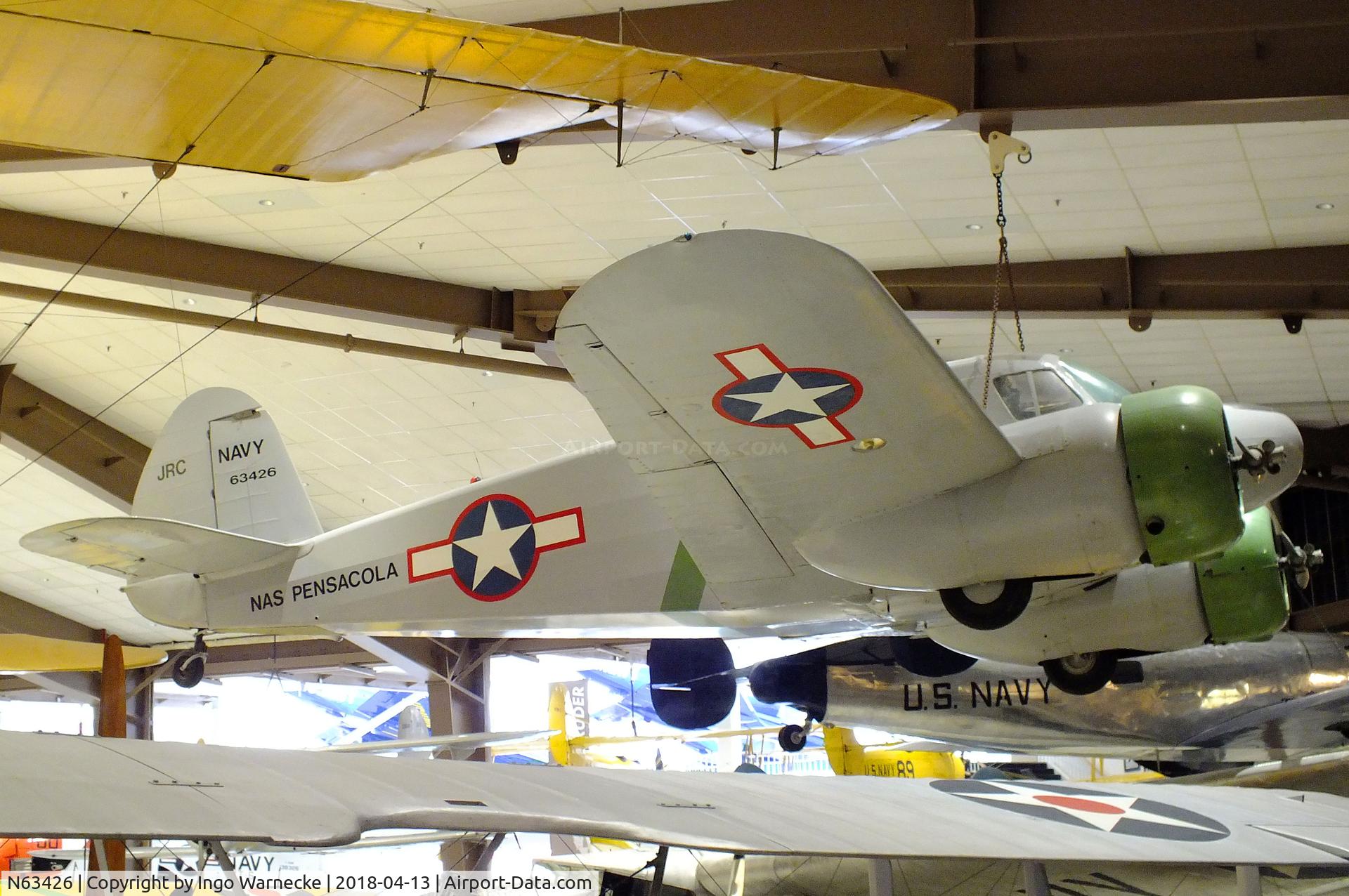 N63426, 1943 Cessna JRC-1 (UC-78) C/N 5515, Cessna JRC-1 (UC-78 Bobcat) at the NMNA, Pensacola FL