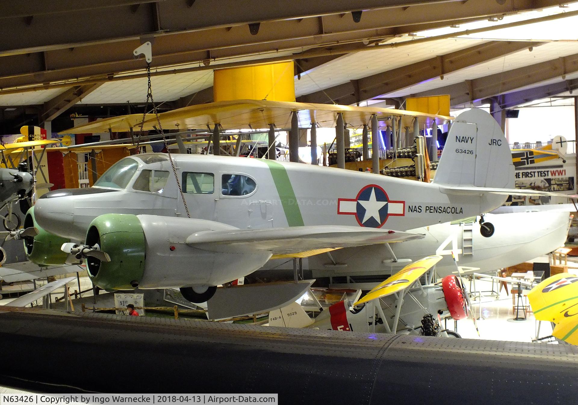 N63426, 1943 Cessna JRC-1 (UC-78) C/N 5515, Cessna JRC-1 (UC-78 Bobcat) at the NMNA, Pensacola FL
