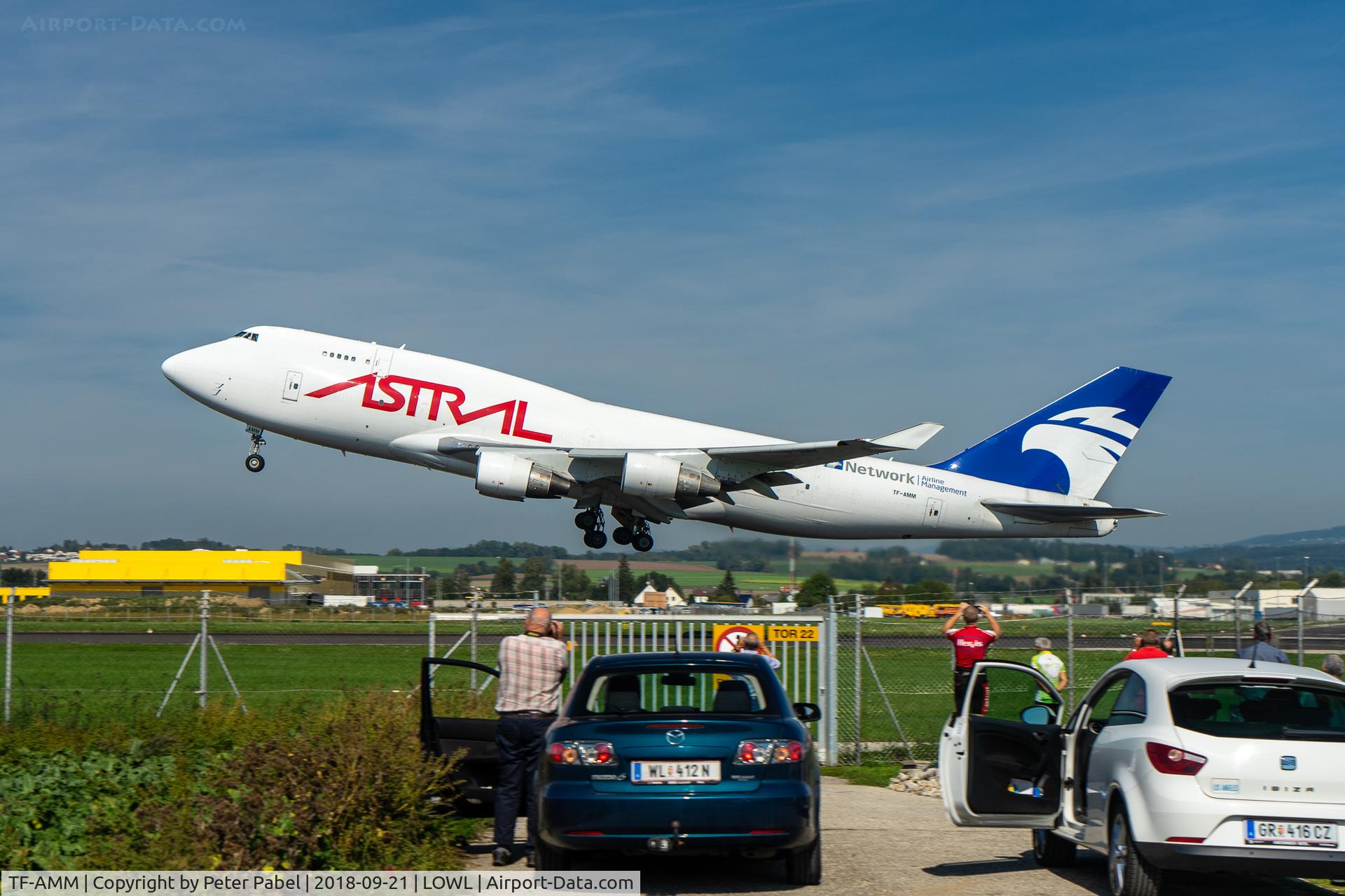 TF-AMM, 1993 Boeing 747-4H6BD SF C/N 25700, DHL Cargo from Libreville and to Lüttich