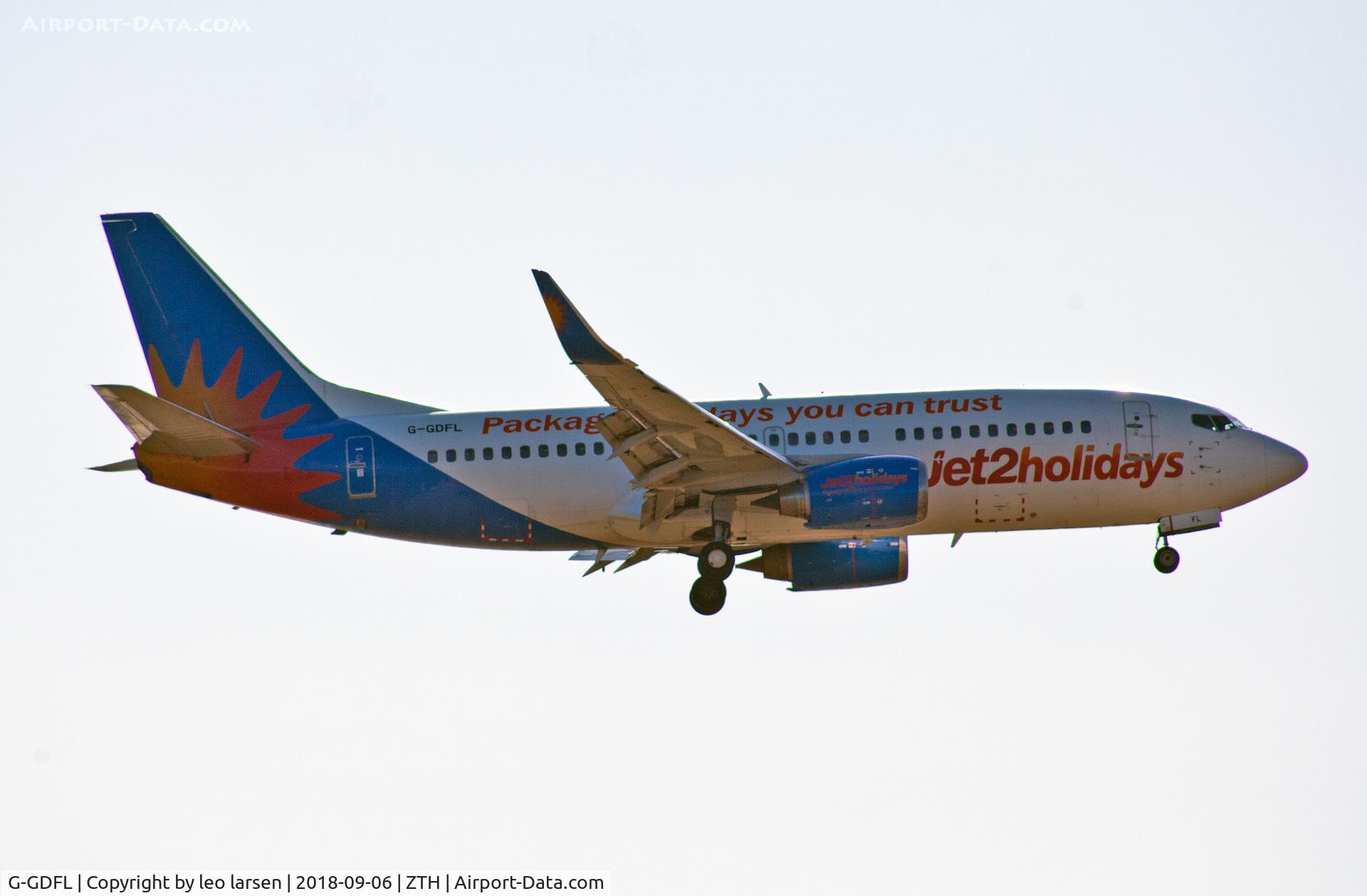G-GDFL, 1998 Boeing 737-36N C/N 28568, zakynthos 6.9.2018