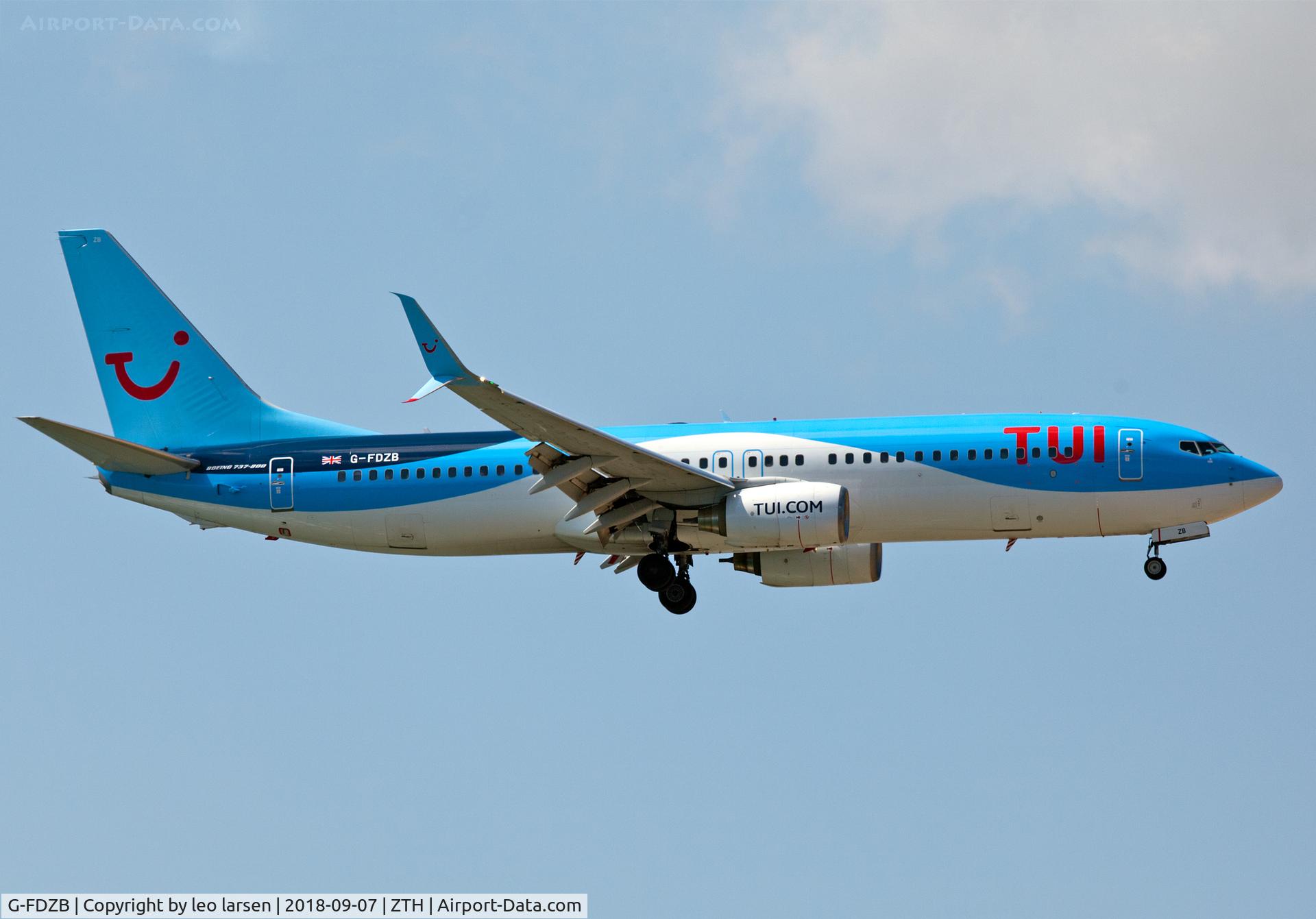 G-FDZB, 2007 Boeing 737-8K5 C/N 35131, Zakynthos 7.9.2018