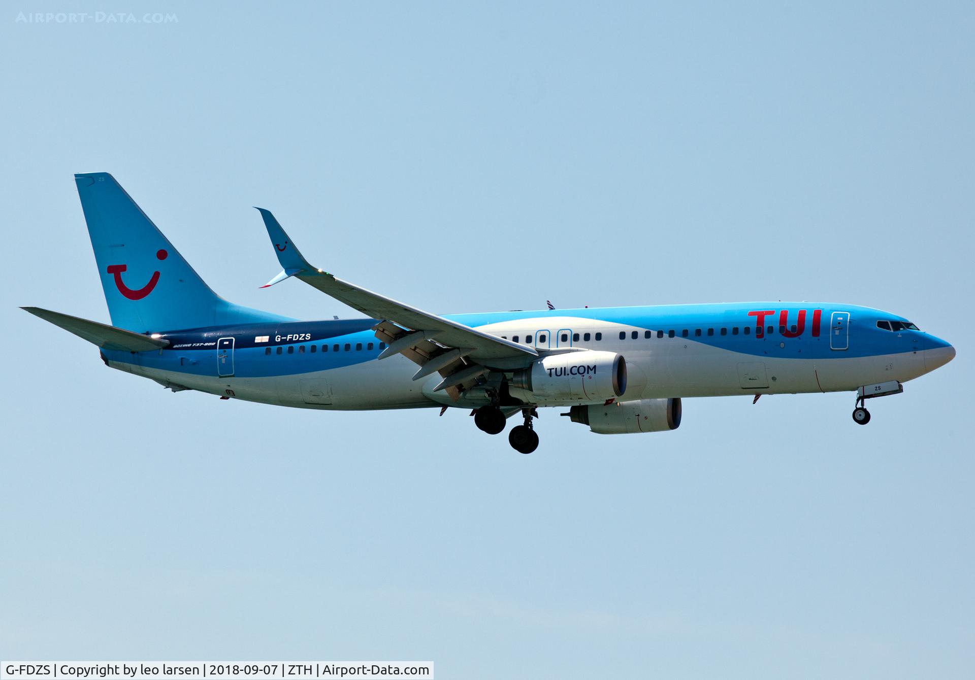 G-FDZS, 2009 Boeing 737-8K5 C/N 35147, Zakynthos 7.9.2018