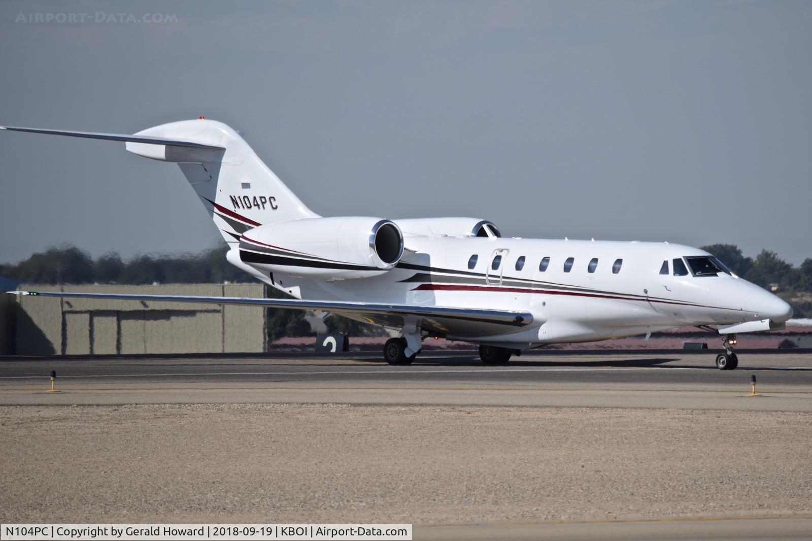 N104PC, 2004 Cessna 525A CitationJet CJ2 C/N 525A-0212, Turning off RWY 10R.