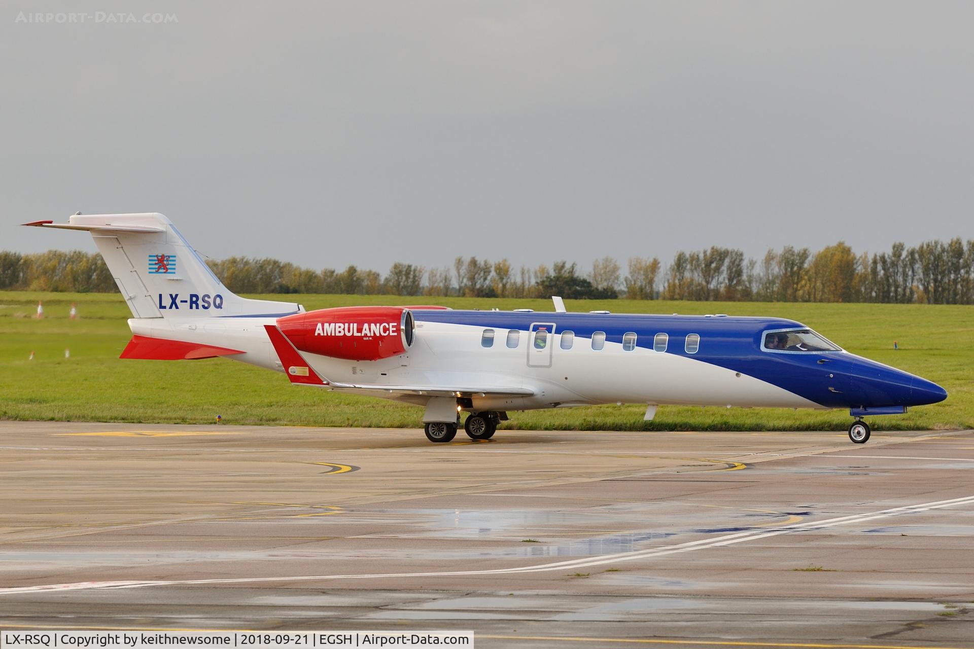 LX-RSQ, 2009 Learjet 45 C/N 398, Return visitor.