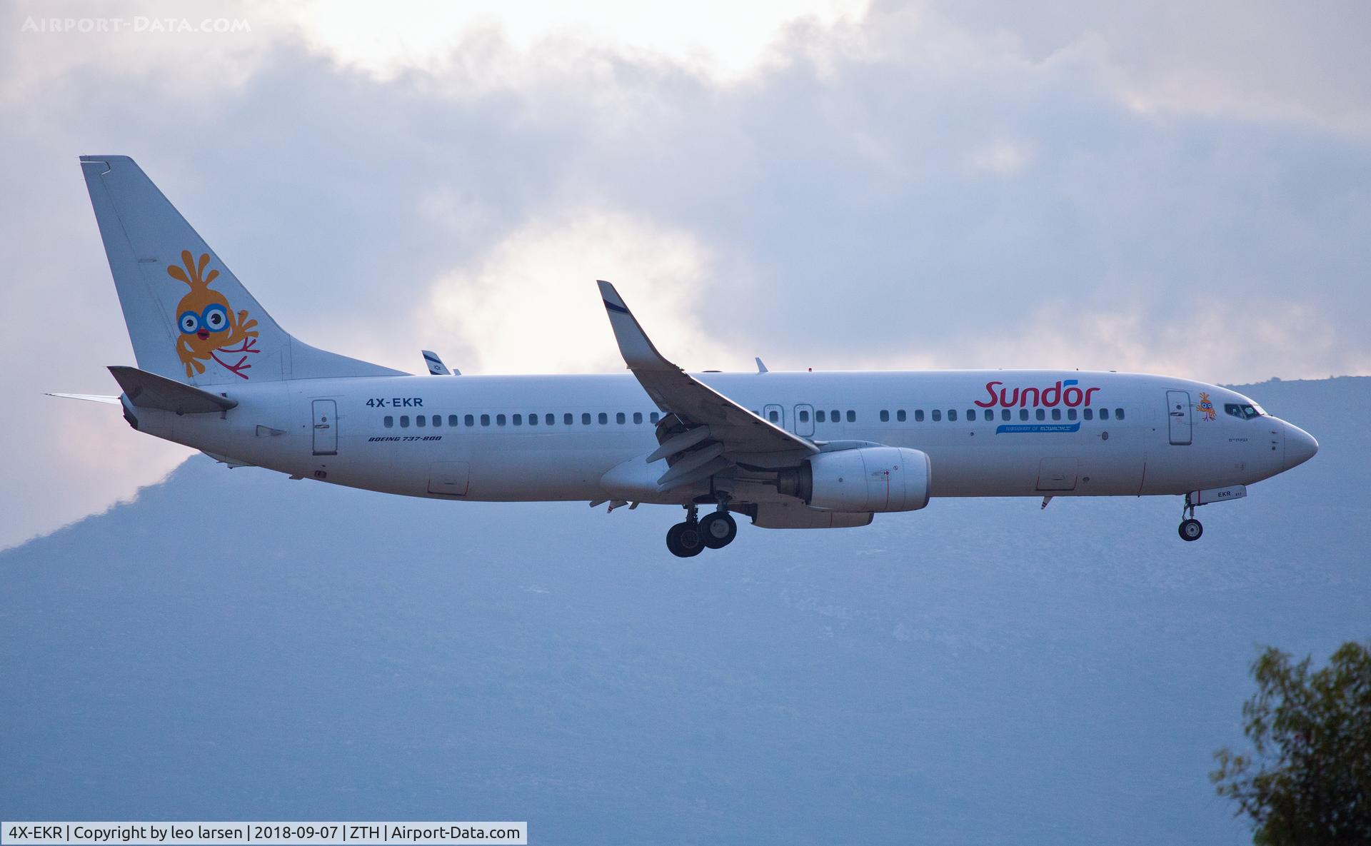 4X-EKR, 2000 Boeing 737-804 C/N 30466, Zakynthos 7.9.2018