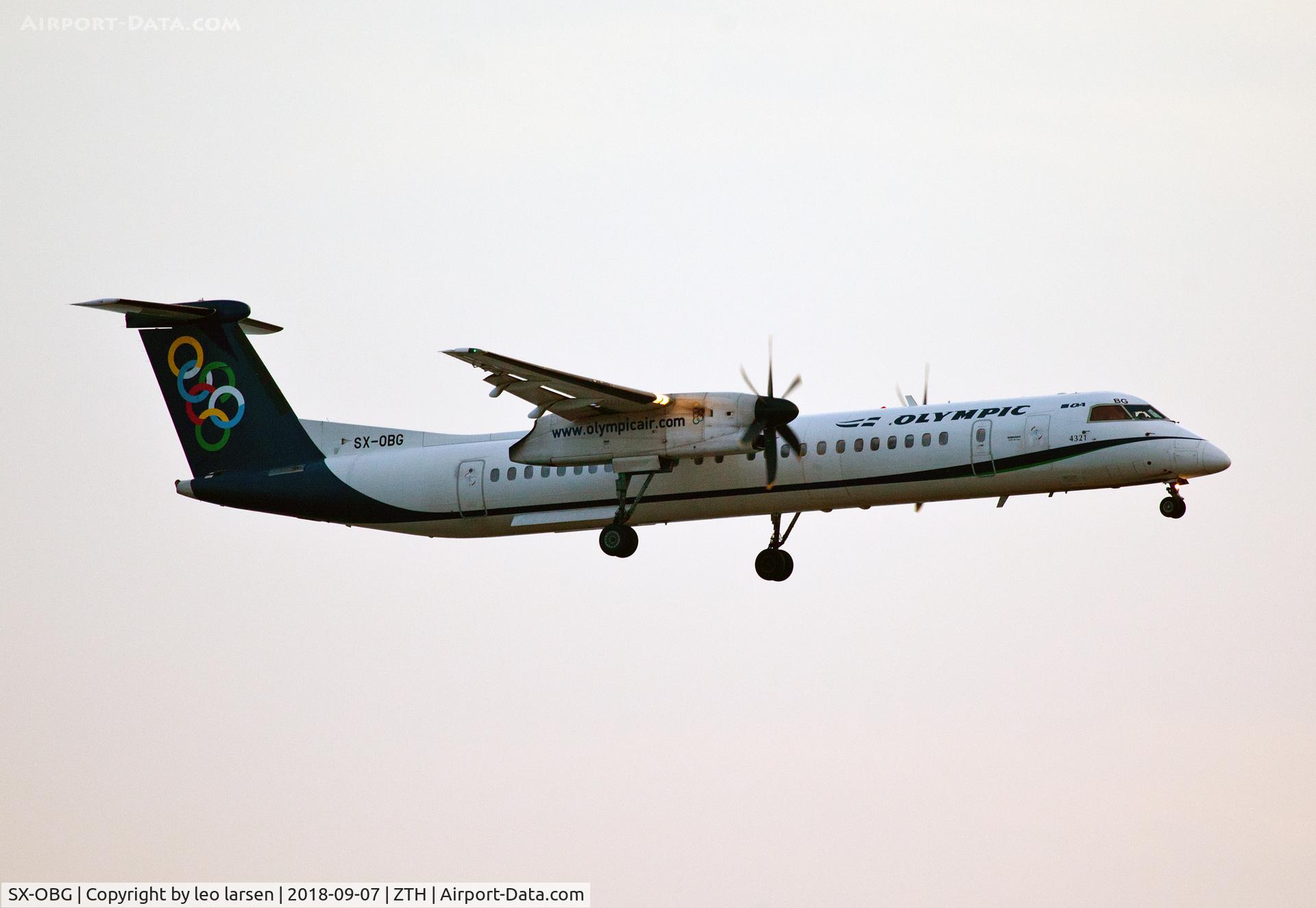 SX-OBG, 2010 De Havilland Canada DHC-8-402Q Dash 8 C/N 4321, Zakynthos 7.9.2018