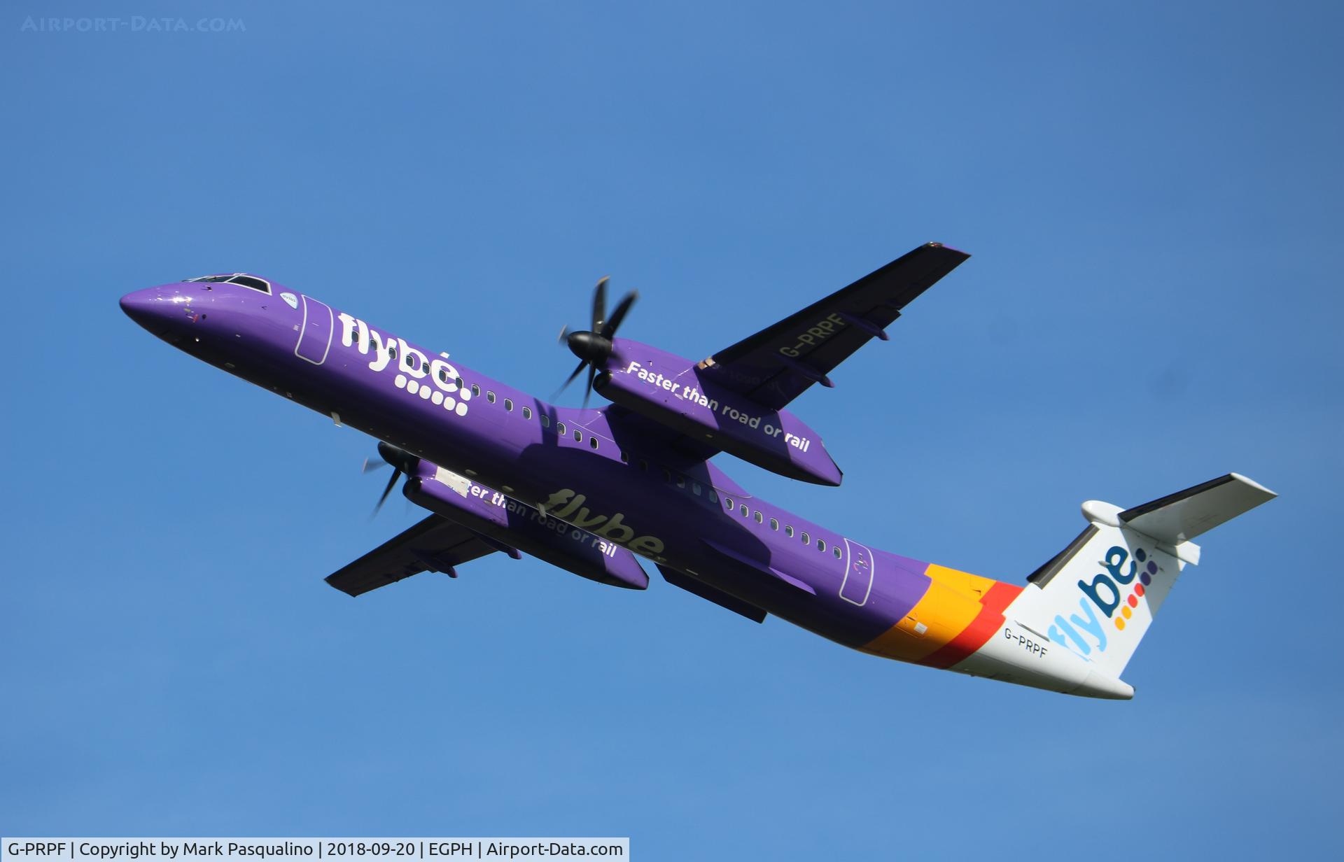 G-PRPF, 2008 Bombardier DHC-8-402 Dash 8 C/N 4195, DHC-8-402