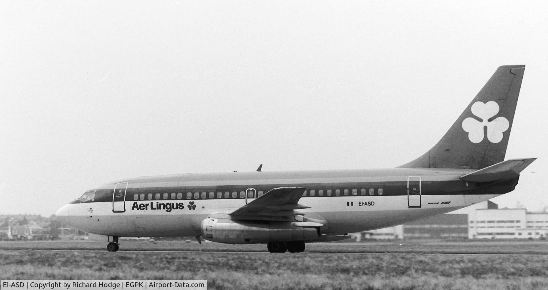 EI-ASD, 1969 Boeing 737-248C C/N 20219, Taxying at Prestwick