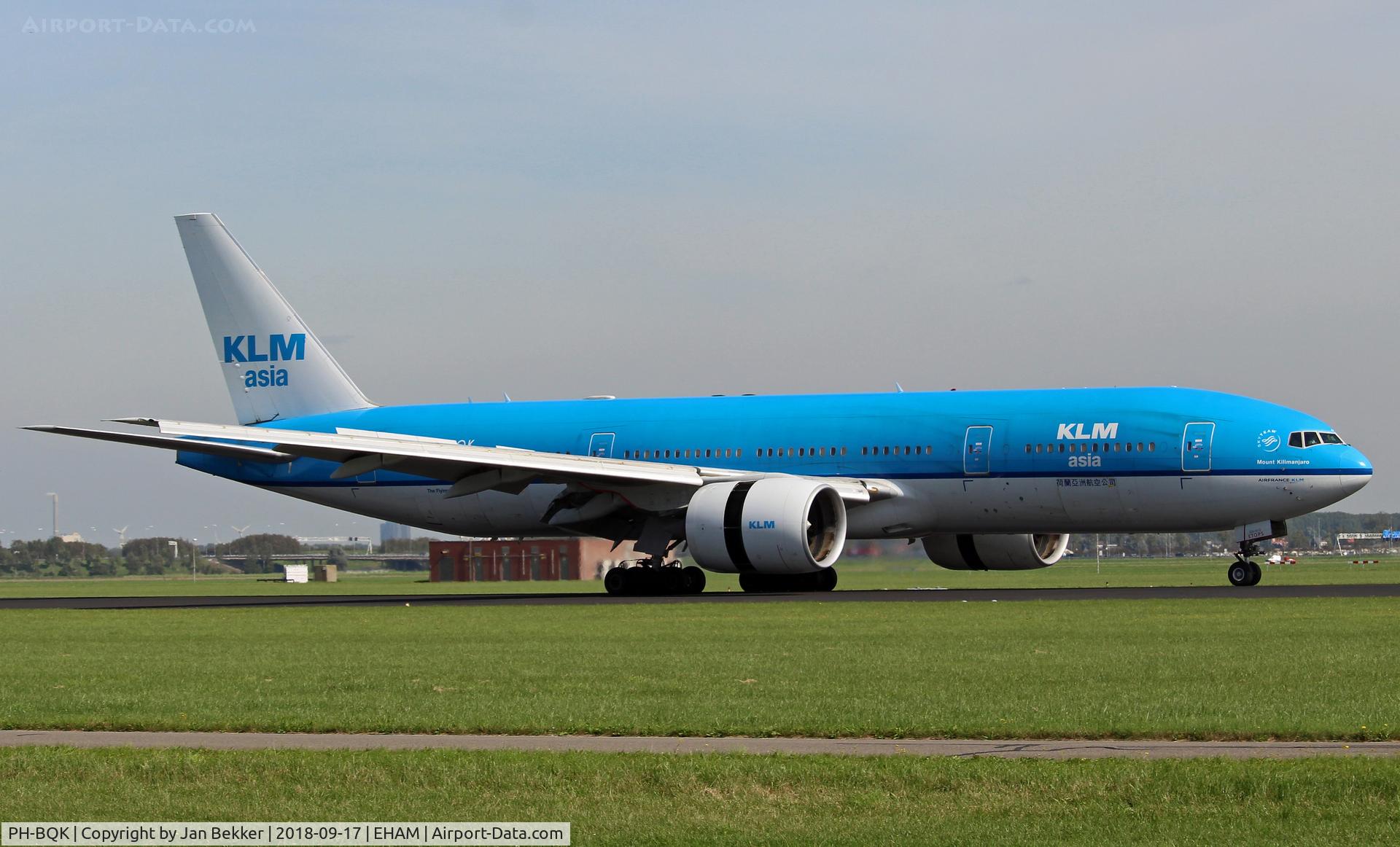 PH-BQK, 2005 Boeing 777-206/ER C/N 29399, Schiphol Amsterdam