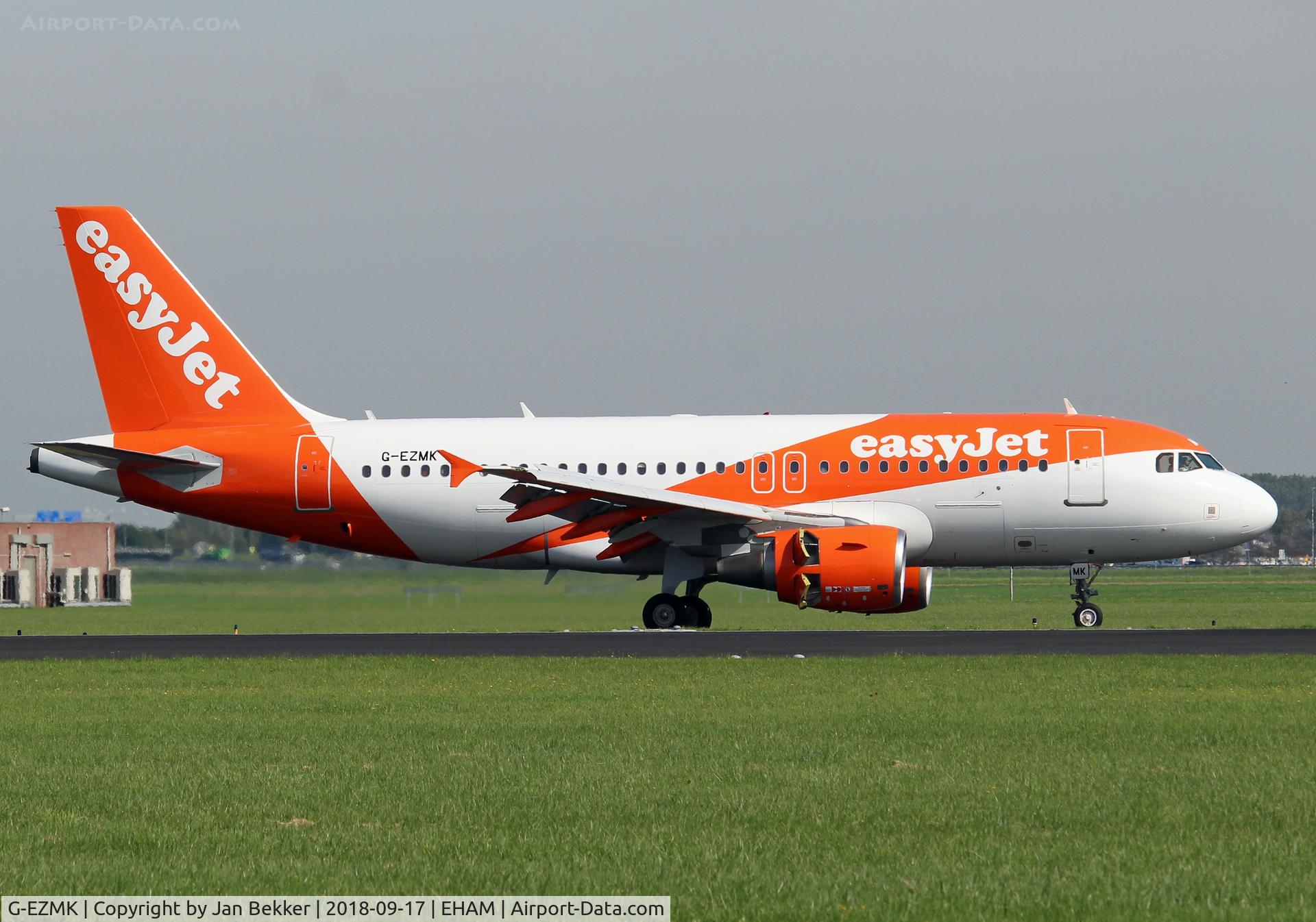 G-EZMK, 2004 Airbus A319-111 C/N 2370, Schiphol Amsterdam