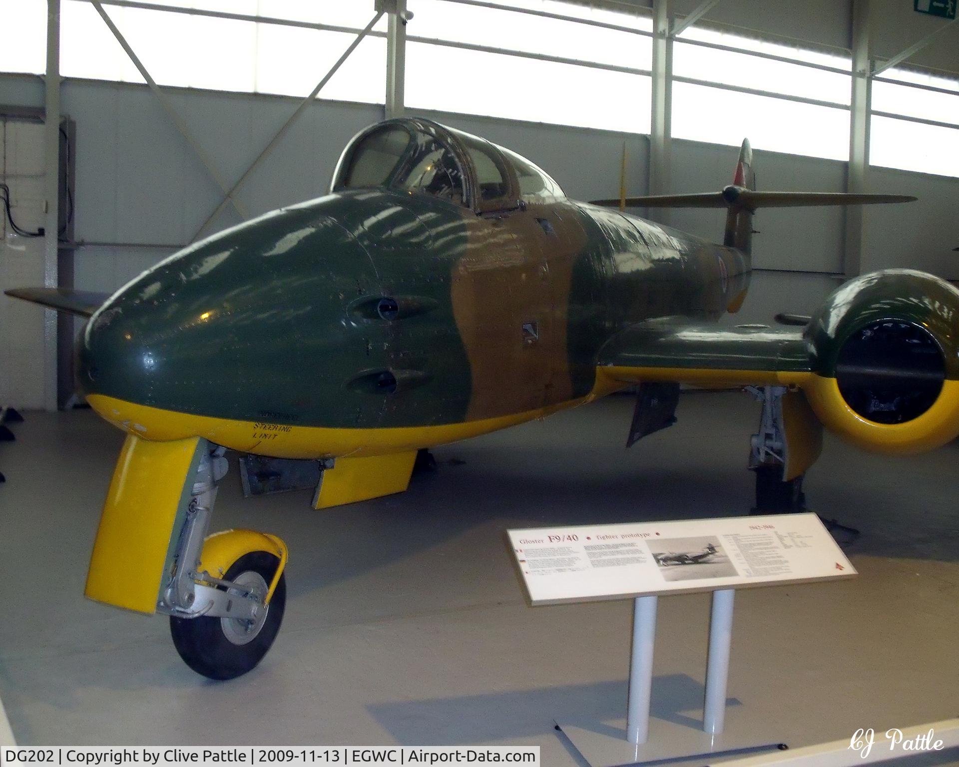 DG202, Gloster Meteor F.9/40 C/N Not found DG202, Preserved at the RAF Museum, Cosford