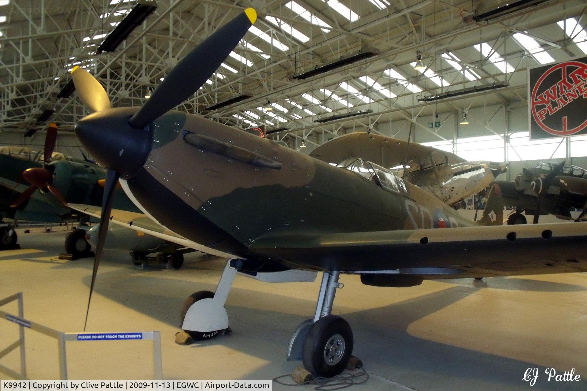 K9942, 1939 Supermarine Spitfire Mk IA C/N 6S/30225, Preserved at the RAF Museum, Cosford