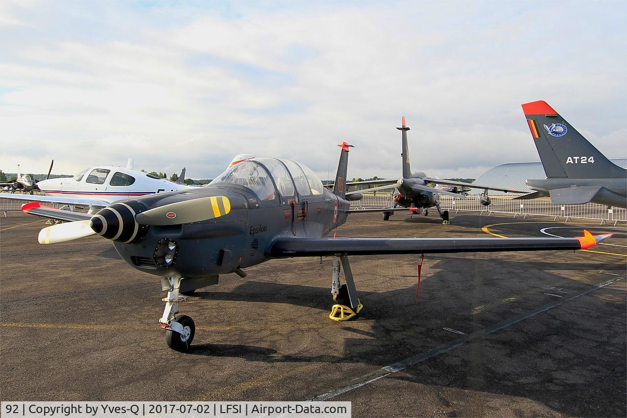 92, Socata TB-30 Epsilon C/N 92, Socata TB-30 Epsilon, Static display, St Dizier-Robinson Air Base 113 (LFSI) Open day 2017