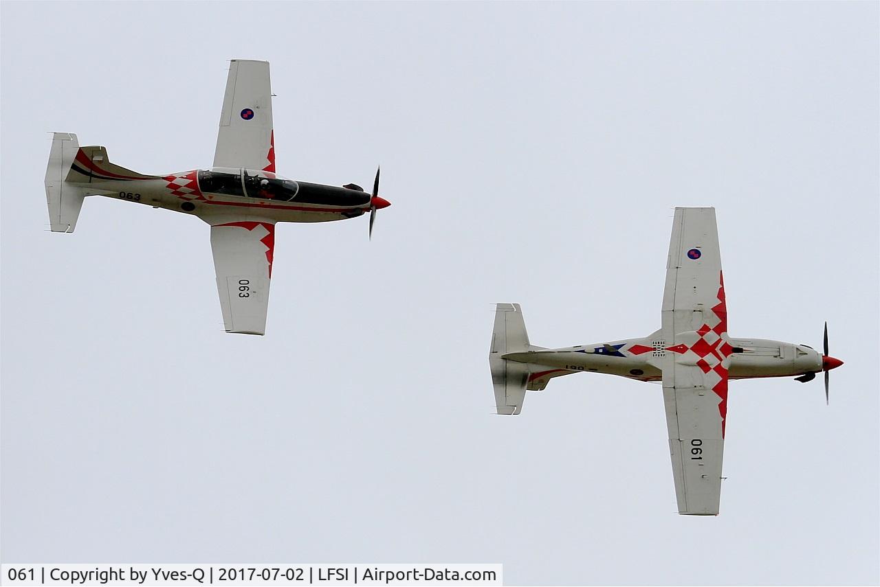 061, Pilatus PC-9M C/N 624, Pilatus PC-9M, Croatian Air Force aerobatic team, On display, St Dizier-Robinson Air Base 113 (LFSI) Open day 2017