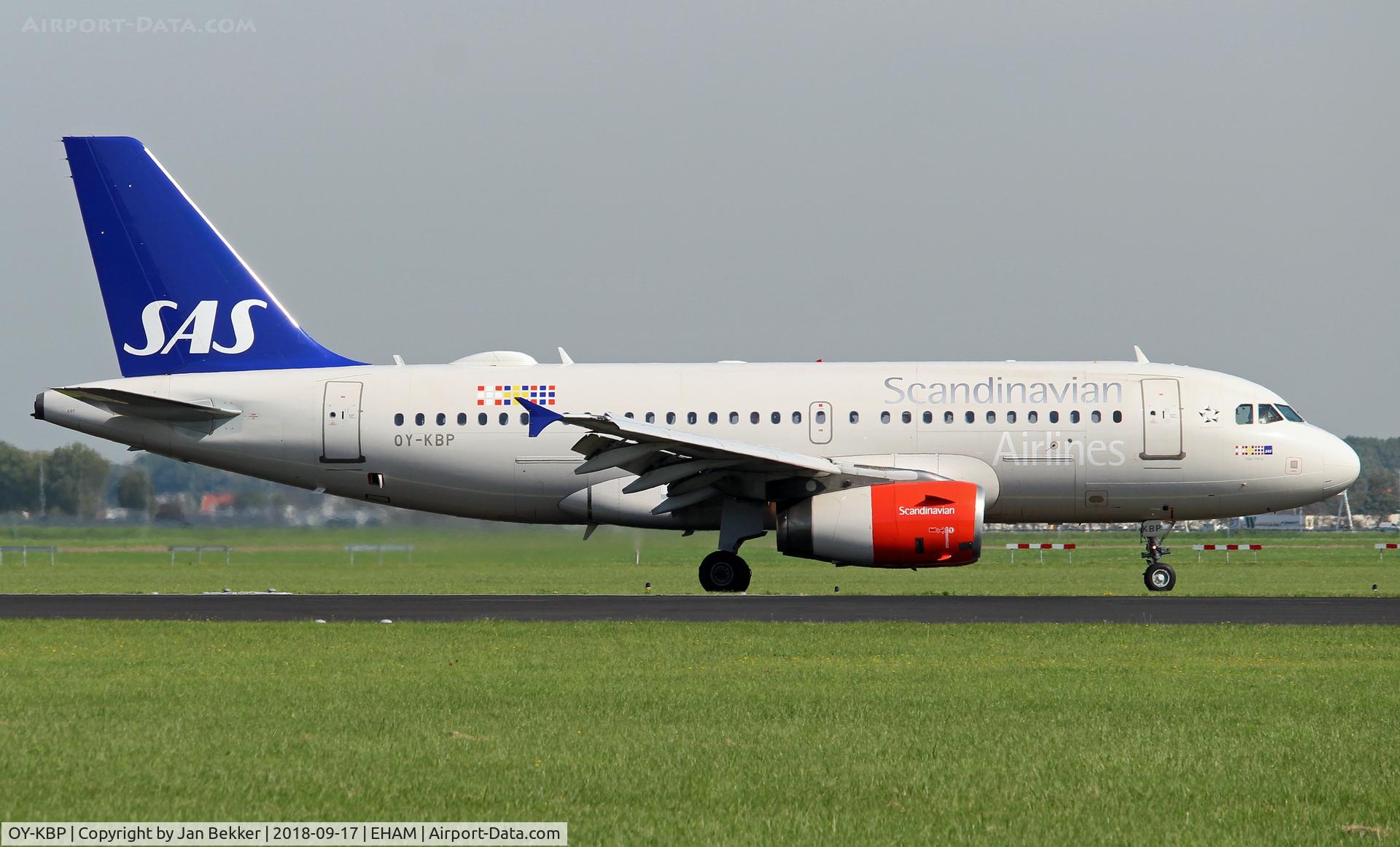 OY-KBP, 2006 Airbus A319-132 C/N 2888, Schiphol Amsterdam