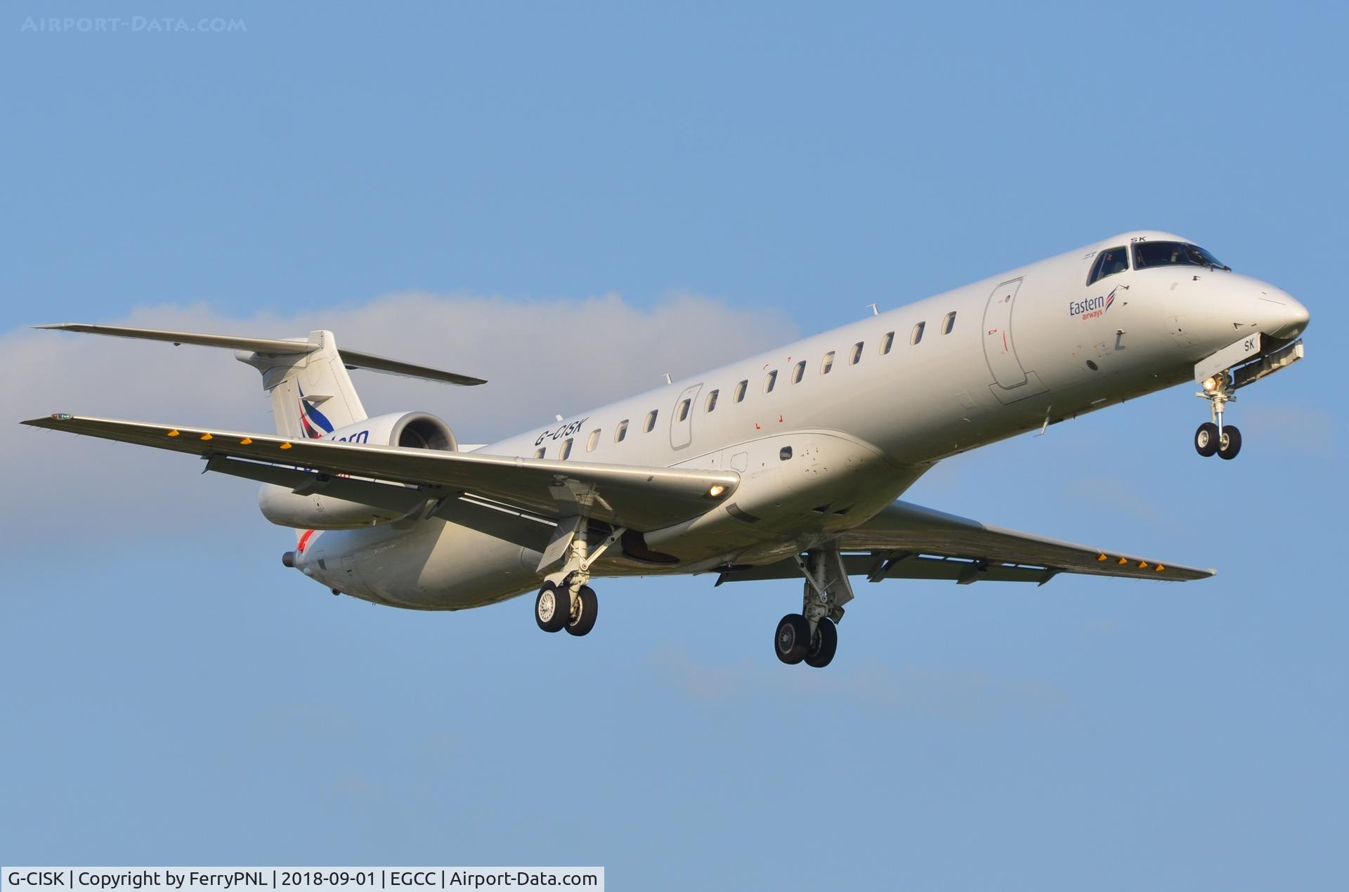 G-CISK, 2002 Embraer EMB-145LU (ERJ-145LU) C/N 145570, Eastern ERJ145 landing