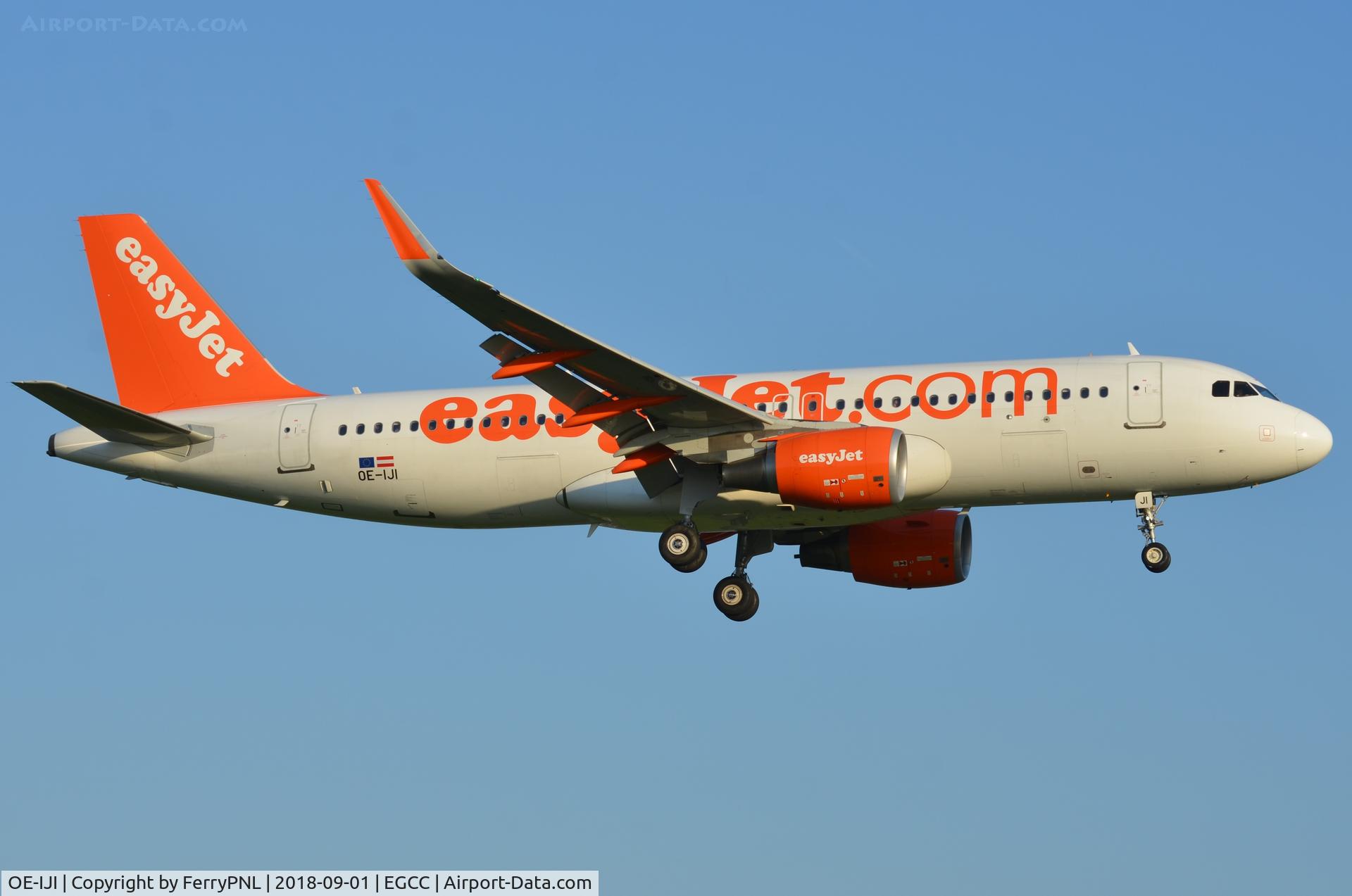 OE-IJI, 2015 Airbus A320-214 C/N 6509, Easyjet A320 on short final.
