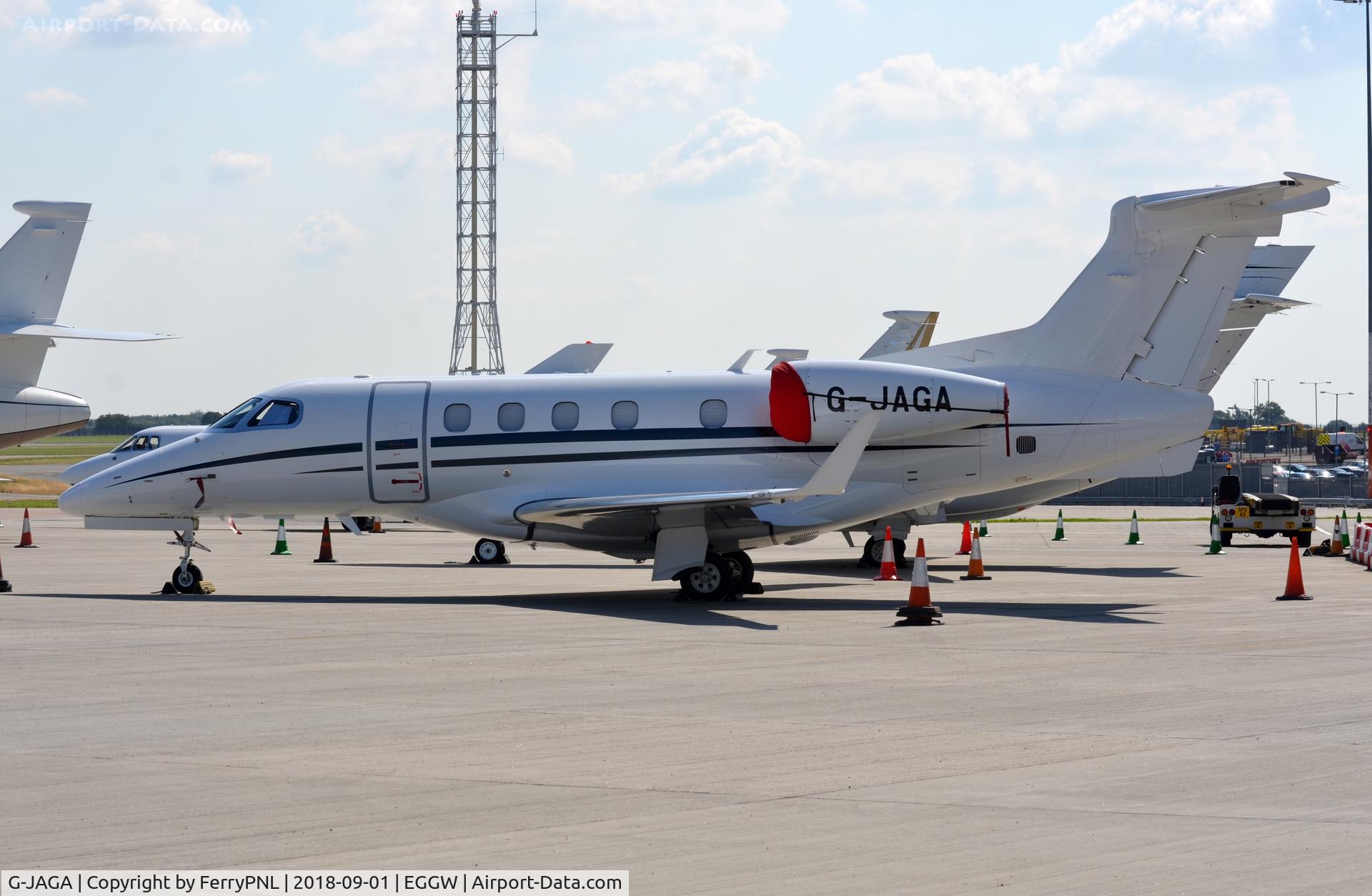 G-JAGA, 2013 Embraer EMB-505 Phenom 300 C/N 50500134, EMB505 parked for the day.