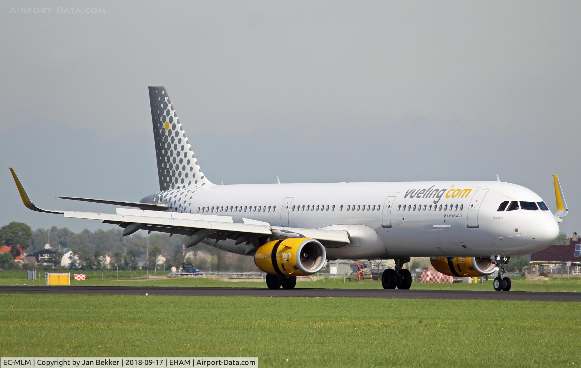 EC-MLM, 2016 Airbus A321-231 C/N 7108, Schiphol Amsterdam