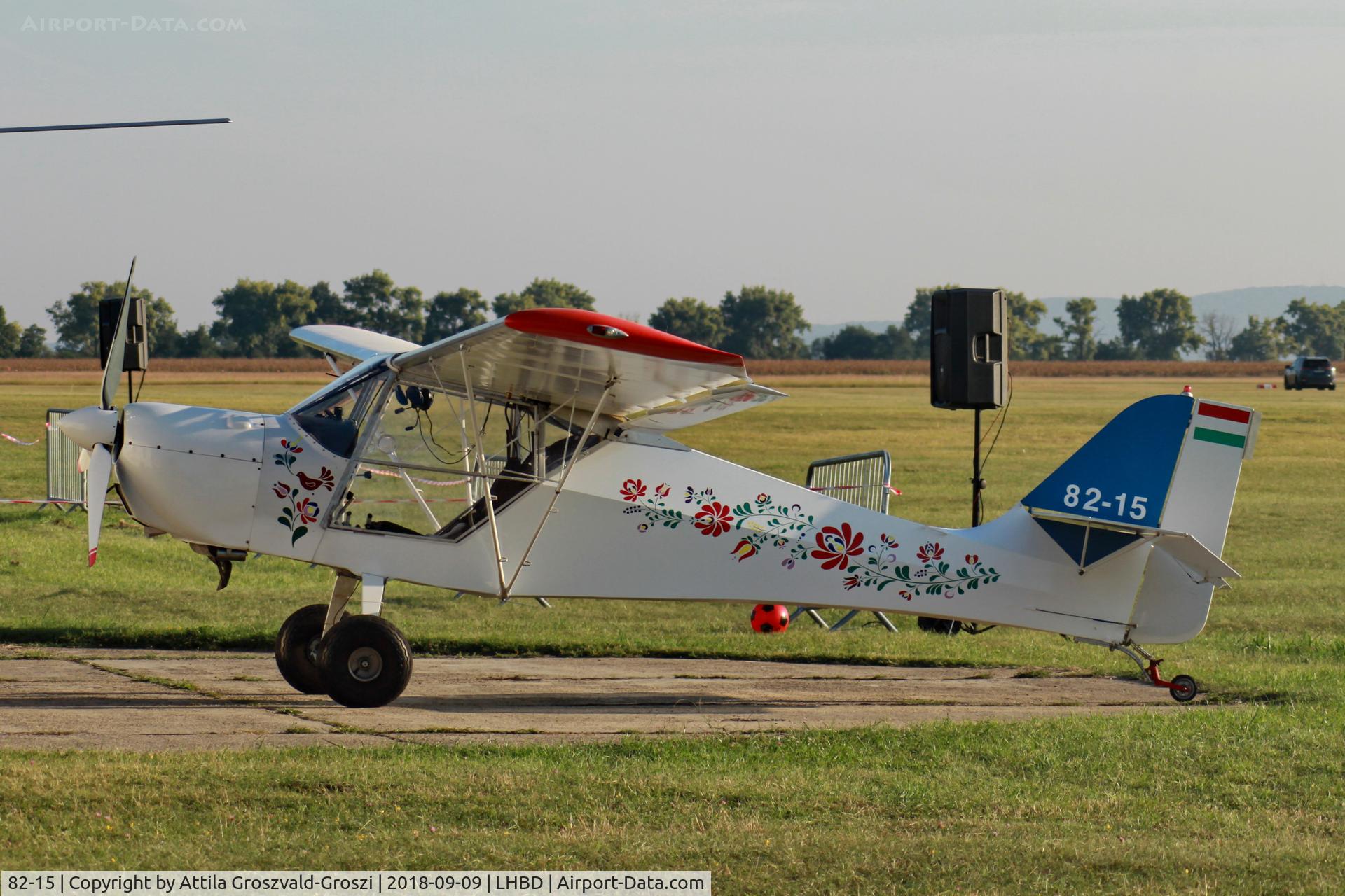 82-15, 2004 Apollo Fox C/N 270904, LHBD - Ex Military Air Base, Börgönd Airport Airshow 2018