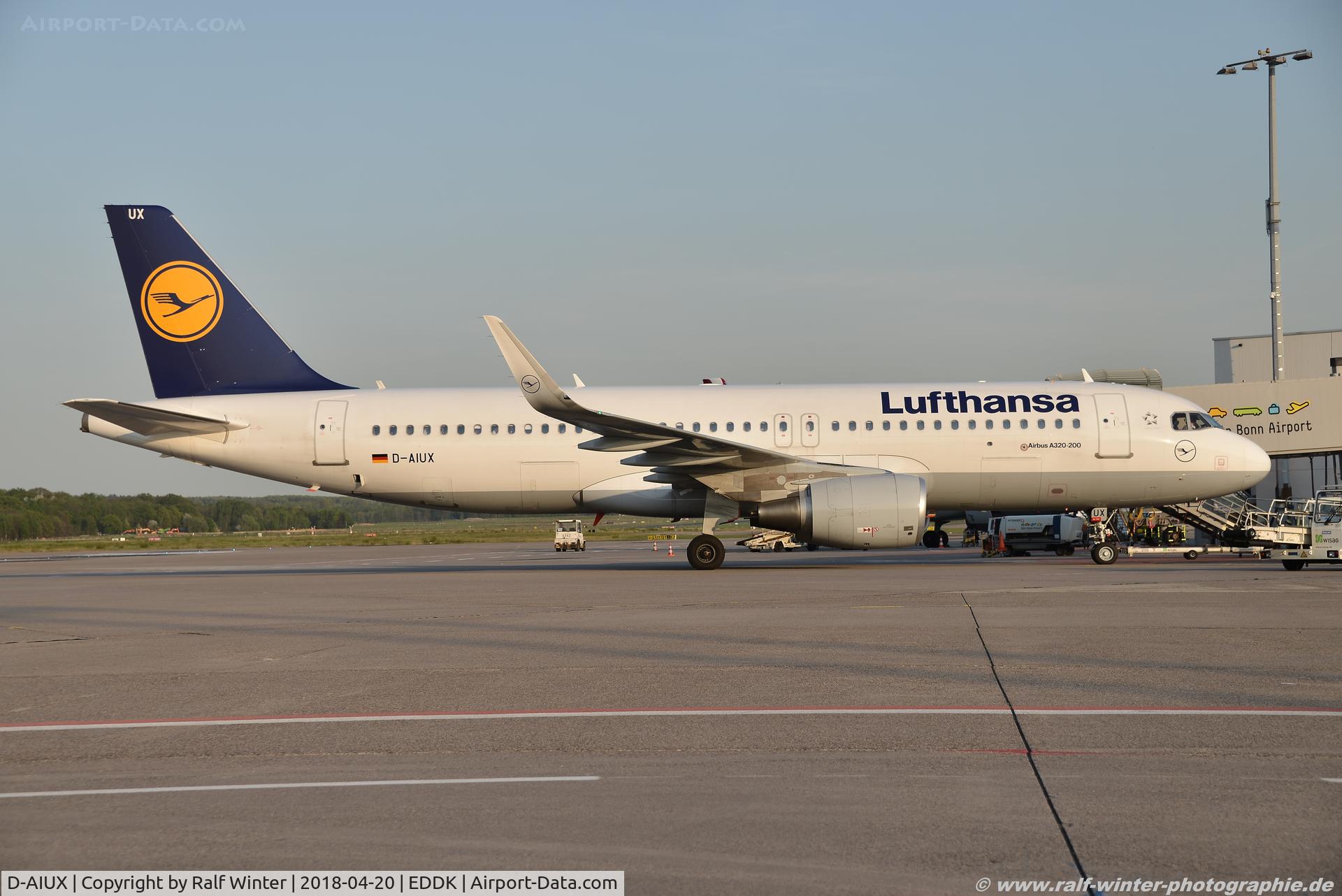 D-AIUX, 2016 Airbus A320-214 C/N 7256, Airbus A320-214(W) - LH DLH Lufthansa - 7256 - D-AIUX - 20.04.2018 - CGN