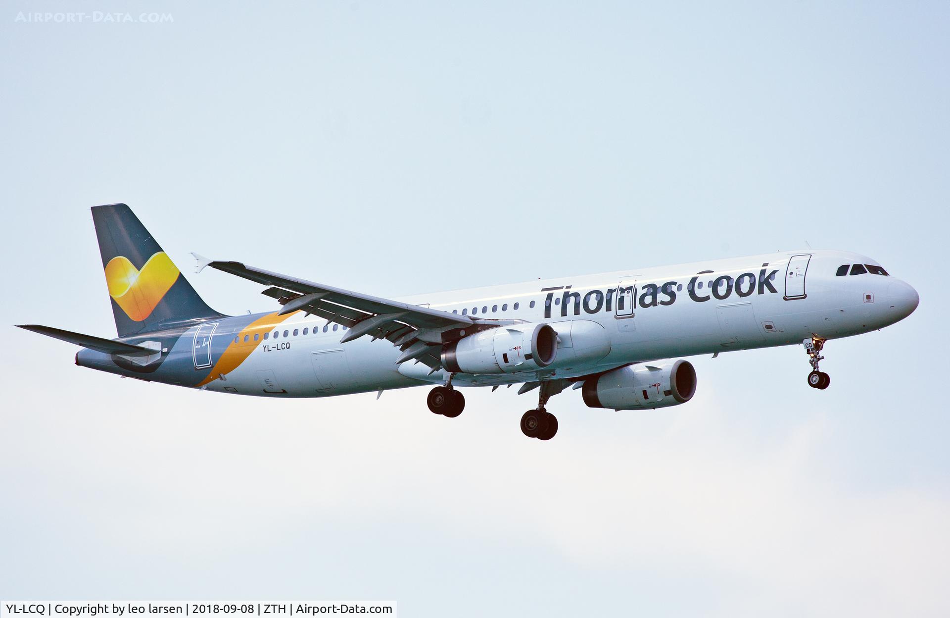 YL-LCQ, 2004 Airbus A321-231 C/N 2211, Zakynthos 8.9.2018 app to R-34