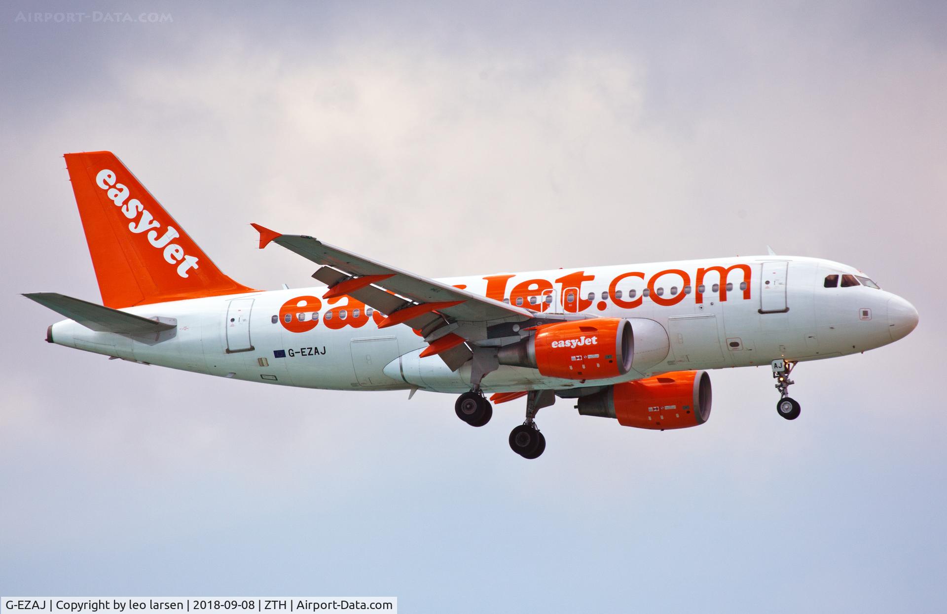 G-EZAJ, 2006 Airbus A319-111 C/N 2742, Zakynthos 8.9.2018
