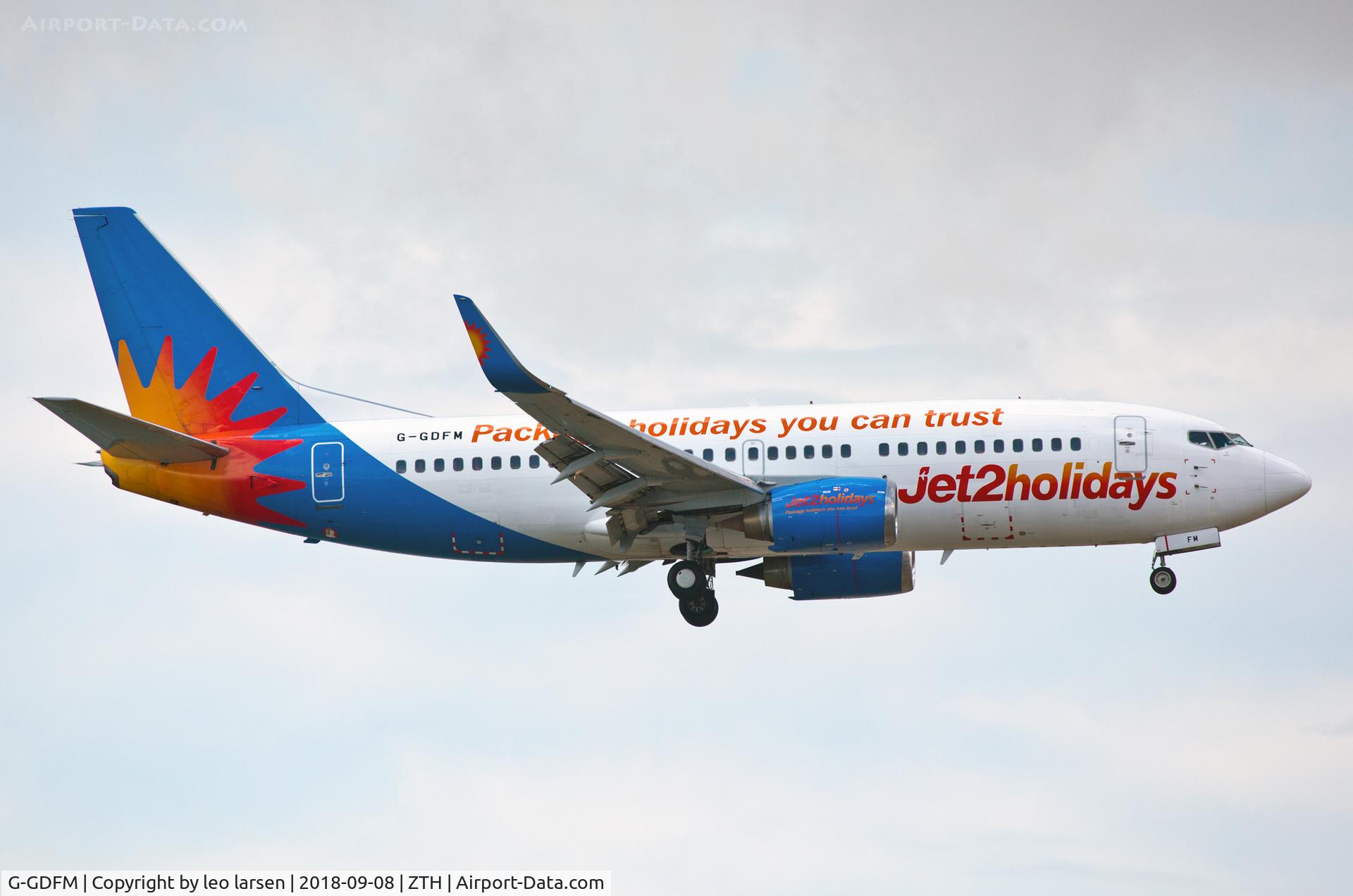 G-GDFM, 1998 Boeing 737-36N C/N 28586, Zakynthos 8.9.2018