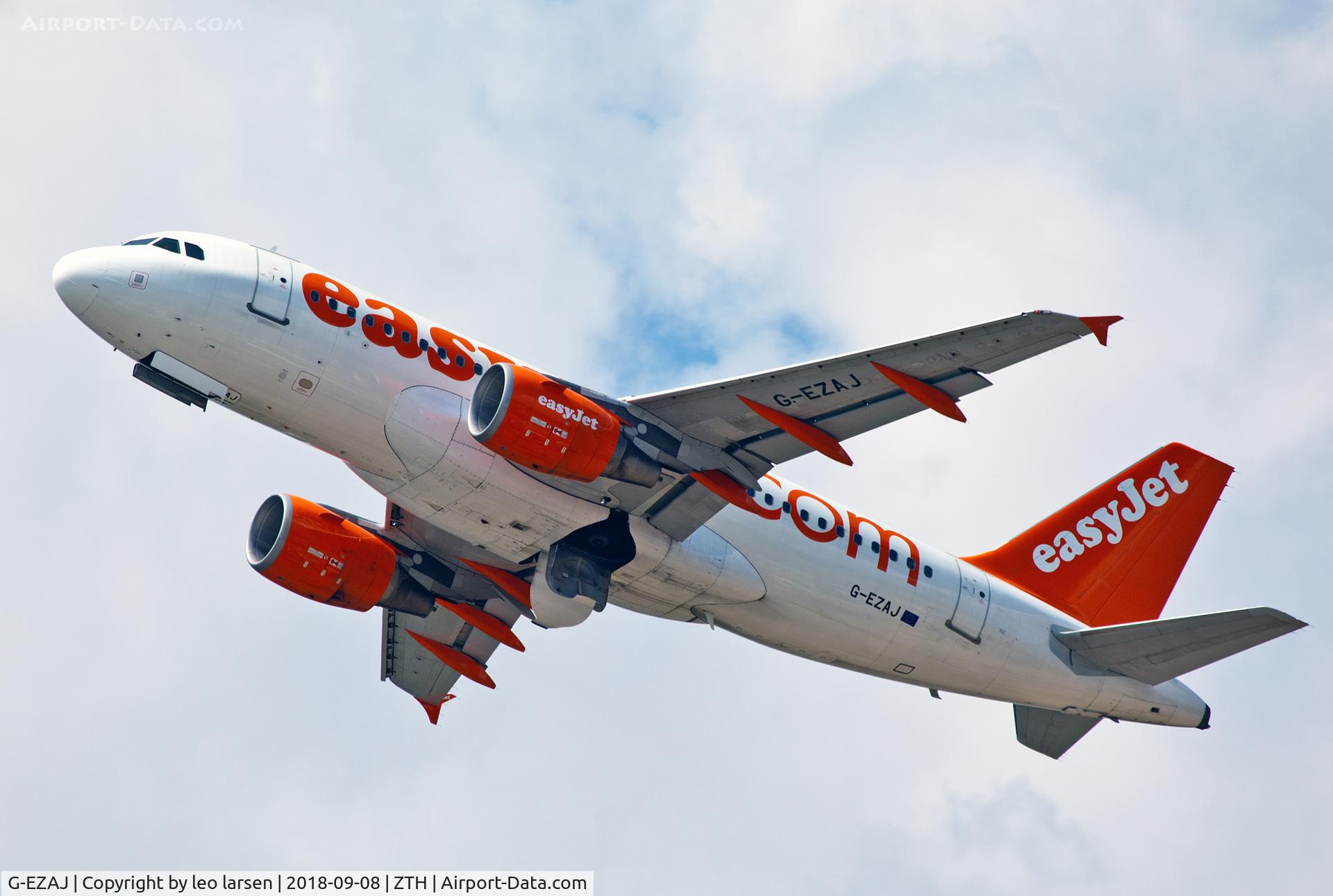 G-EZAJ, 2006 Airbus A319-111 C/N 2742, Zakynthos  8.9.2018 T/O R-16