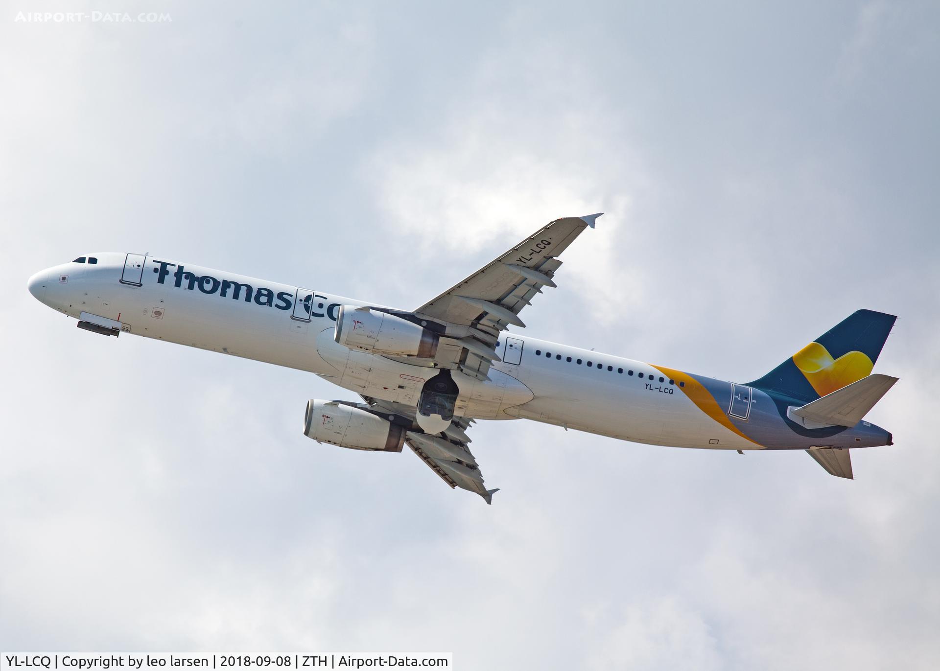 YL-LCQ, 2004 Airbus A321-231 C/N 2211, Zakynthos 8.9.2018 T/O R-16
