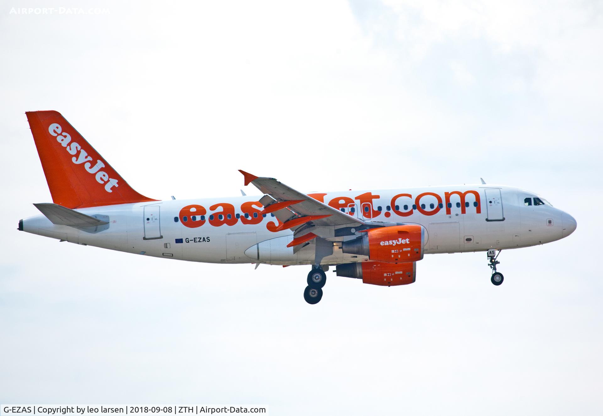 G-EZAS, 2006 Airbus A319-111 C/N 2779, Zakynthos 8.9.2018