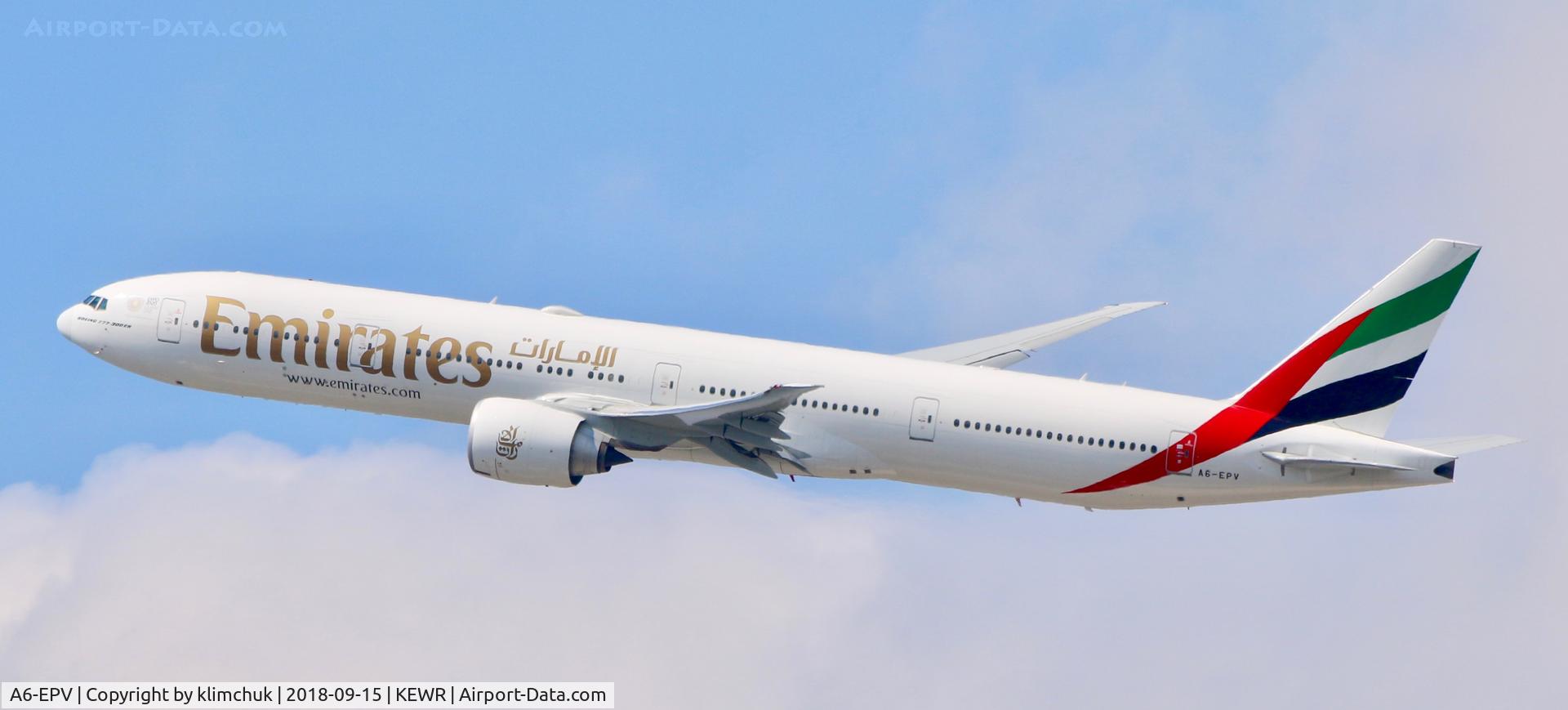 A6-EPV, 2016 Boeing 777-31H/ER C/N 42341, Flight EK224 to Dubai