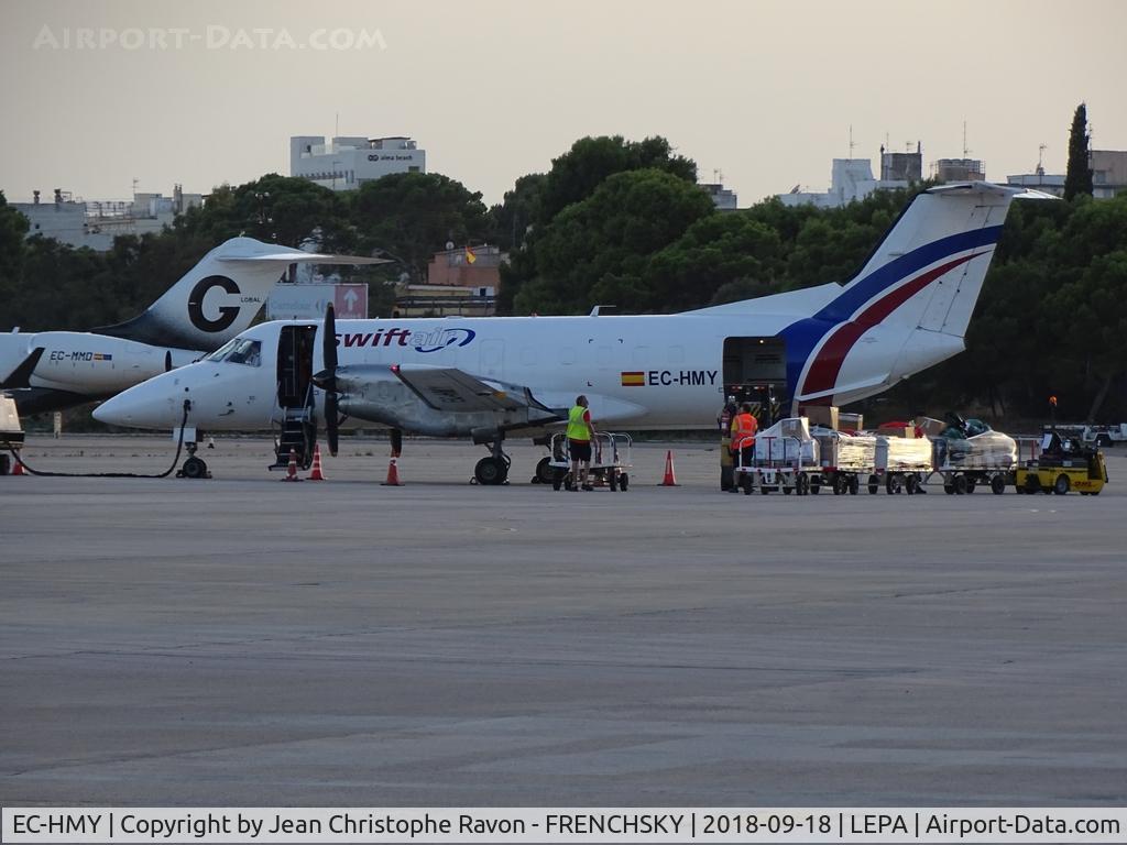 EC-HMY, 1985 Embraer EBM-120ER Brasilia C/N 120009, Swiftair S.A.