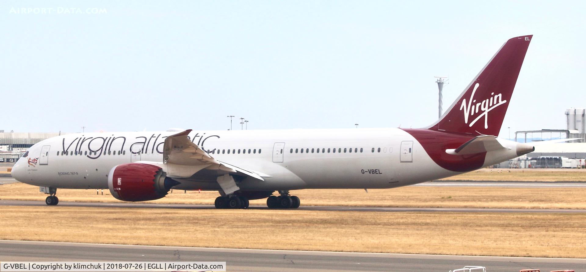 G-VBEL, 2018 Boeing 787-9 Dreamliner C/N 37980, Taxing