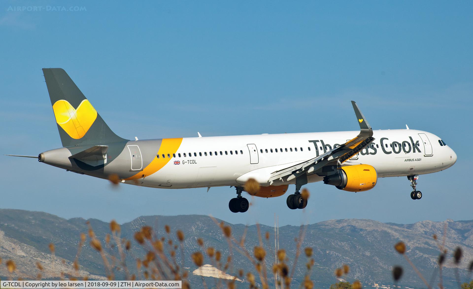 G-TCDL, 2016 Airbus A321-211 C/N 6968, Zakynthos 9.9.2018 L/D R-34