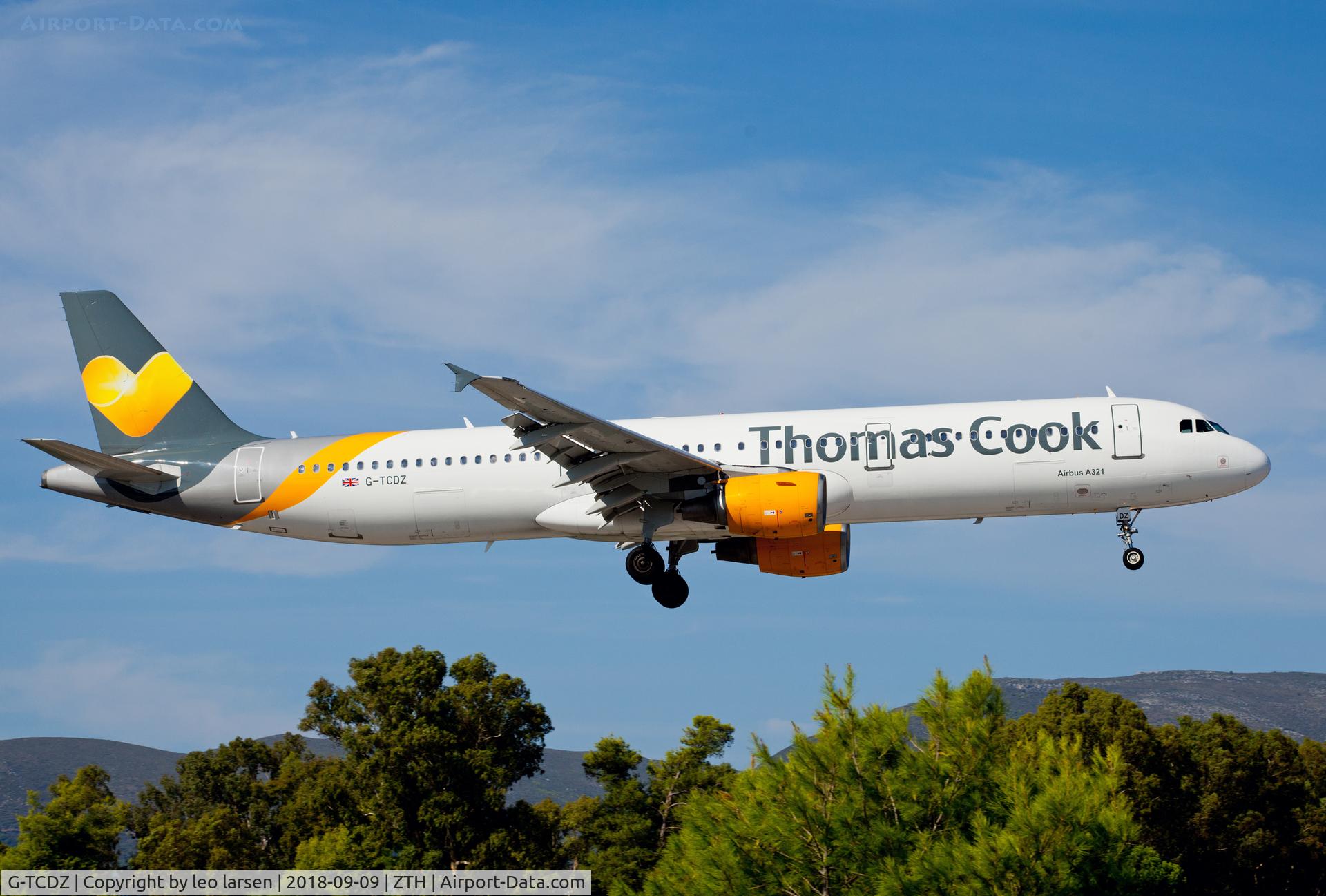 G-TCDZ, 1999 Airbus A321-211 C/N 1006, Zakynthos 9.9.2018 L/D R-34