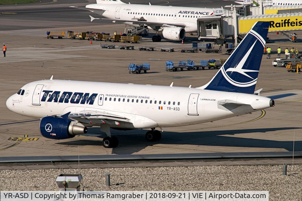 YR-ASD, 2007 Airbus A318-111 C/N 3225, Tarom Airbus A318