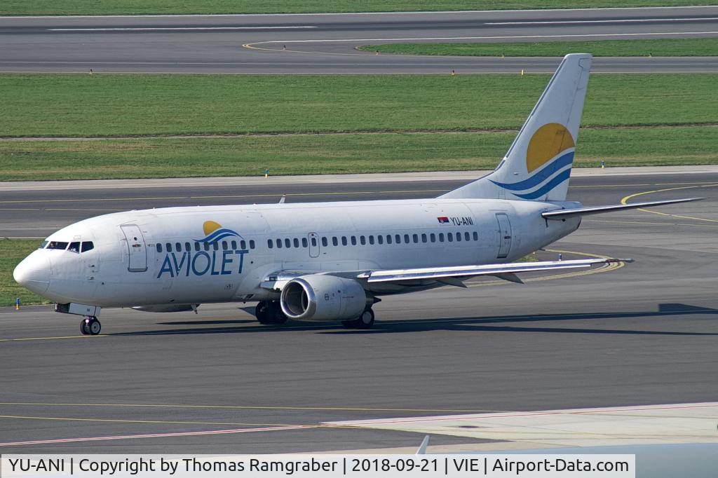 YU-ANI, 1985 Boeing 737-3H9 C/N 23416, Aviolet Boeing 737-300