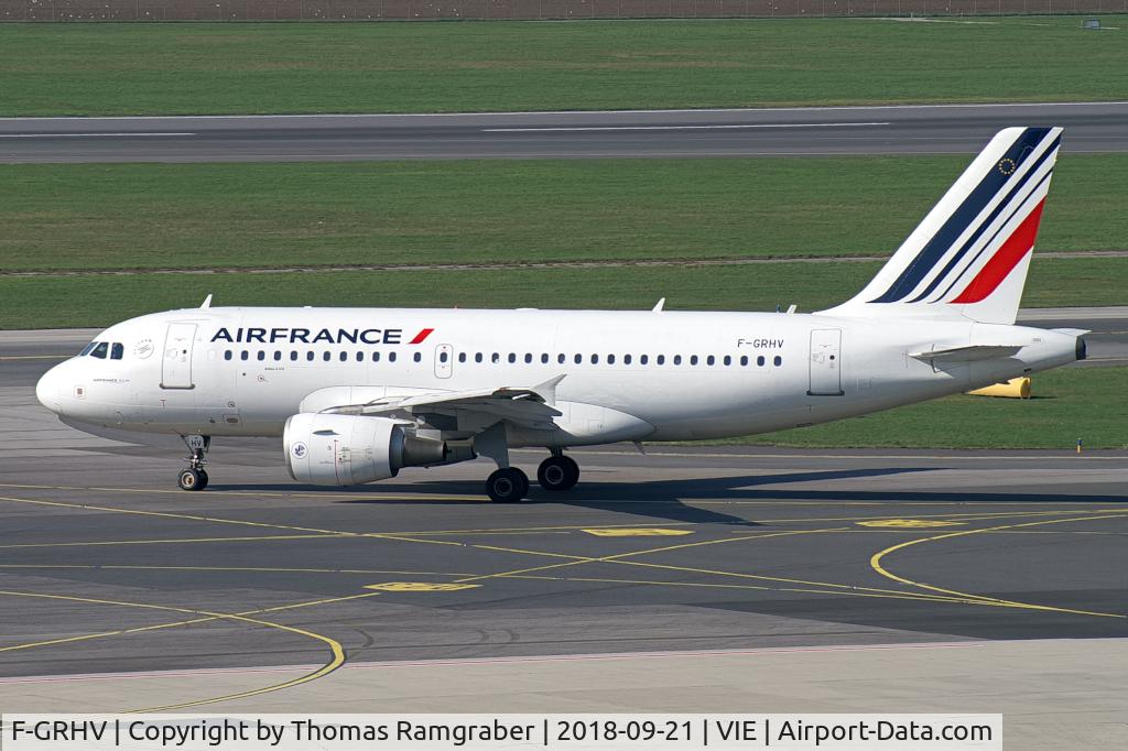 F-GRHV, 2001 Airbus A319-111 C/N 1505, Air France Airbus A319