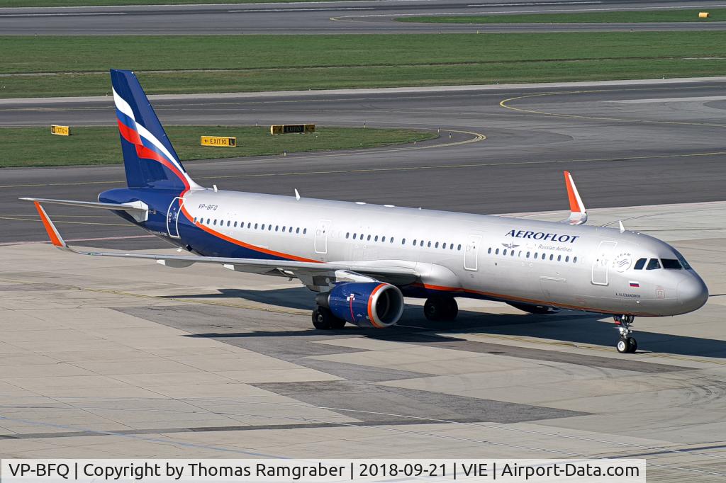 VP-BFQ, 2017 Airbus A321-211 C/N 7678, Aeroflot - Russian International Airlines Airbus A321