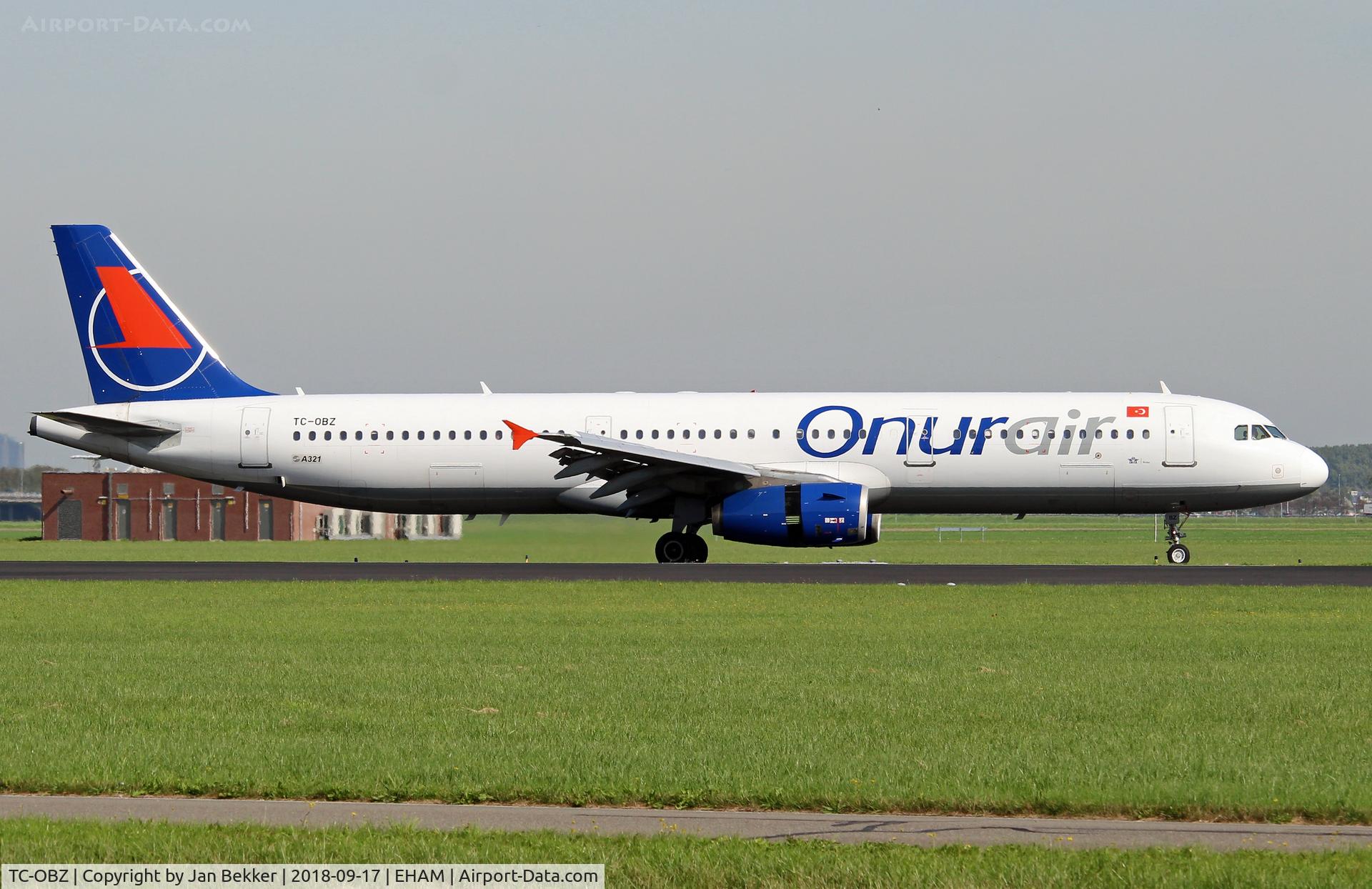 TC-OBZ, 1998 Airbus A321-231 C/N 0811, Schiphol Amsterdam