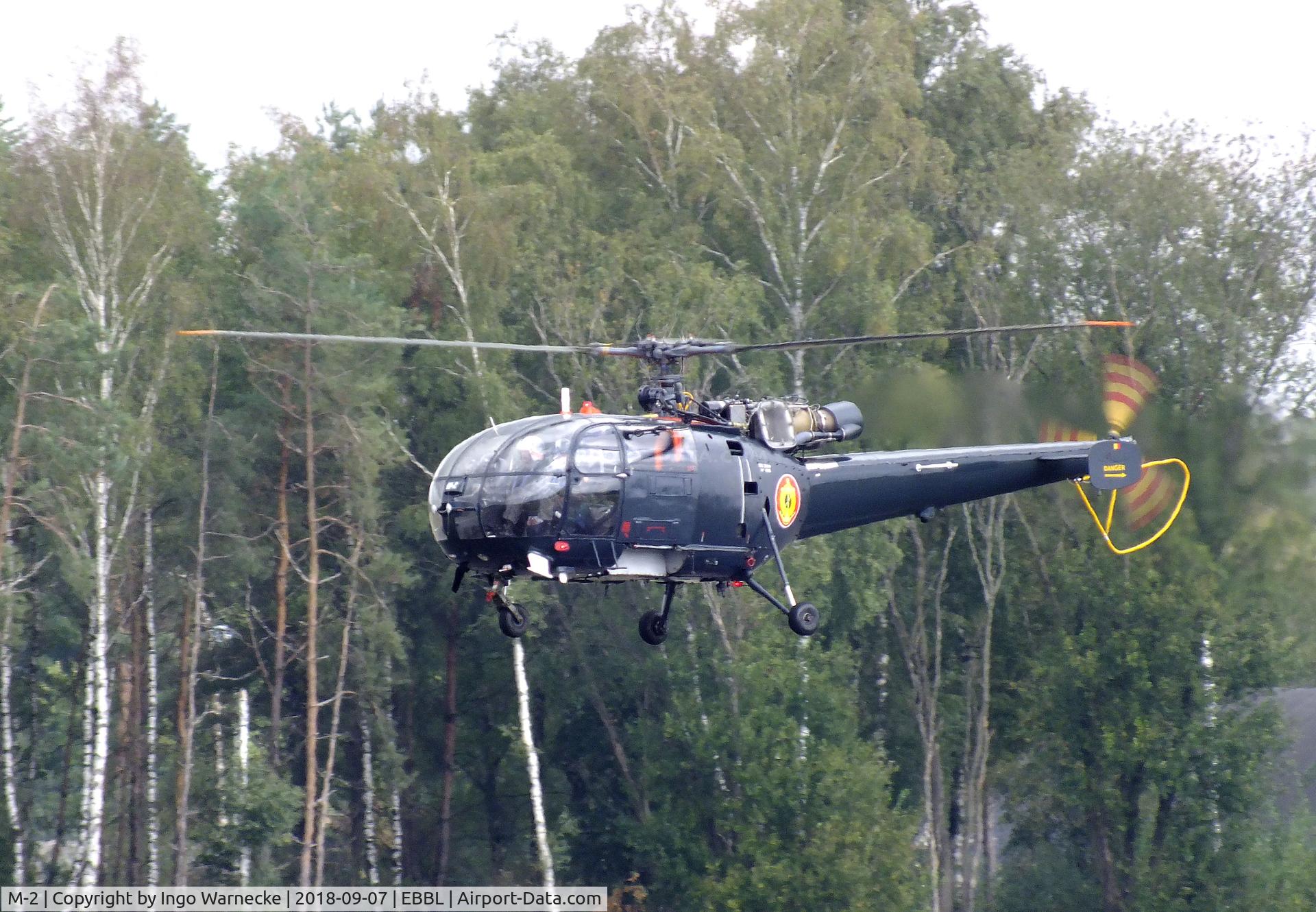 M-2, Aérospatiale SA-316B Alouette III C/N 1816, Aerospatiale SA.316B Alouette III of the Belgian Navy at the 2018 BAFD spotters day, Kleine Brogel airbase
